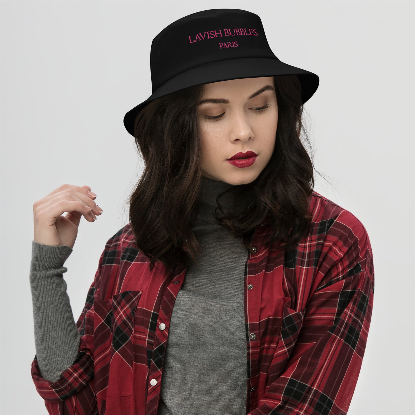 Paris Lavish Bubbles (Pink) - Bucket Hat - LAVISH BUBBLES