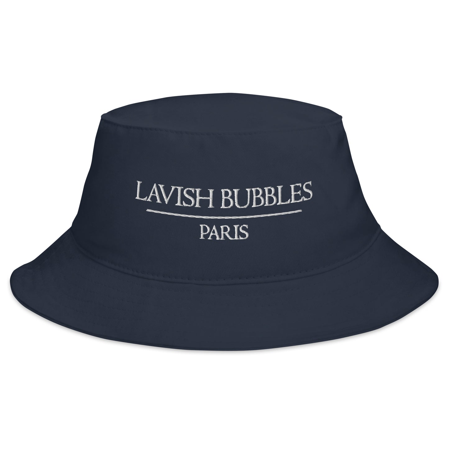 Paris Lavish Bubbles (White) - Bucket Hat - LAVISH BUBBLES