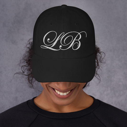 calligraphy cap (White) - Lavish Bubbles - LAVISH BUBBLES