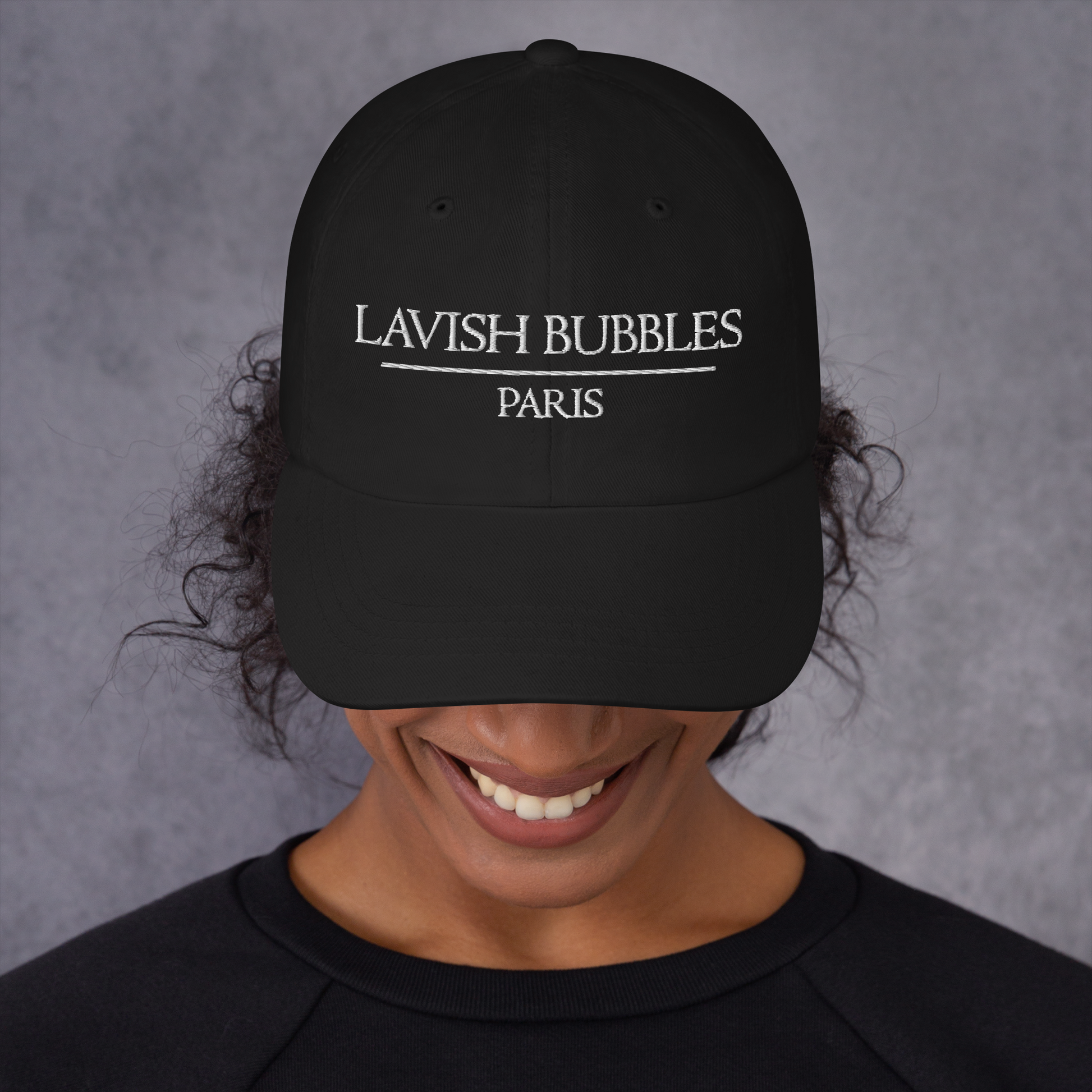 Paris Lavish Bubbles (White) - Dad hat - LAVISH BUBBLES