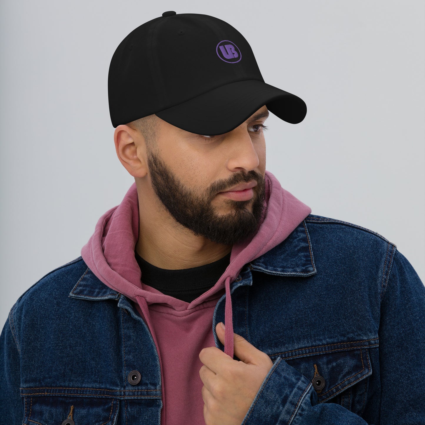 Classic logo (purple) - Casquette Dad hat