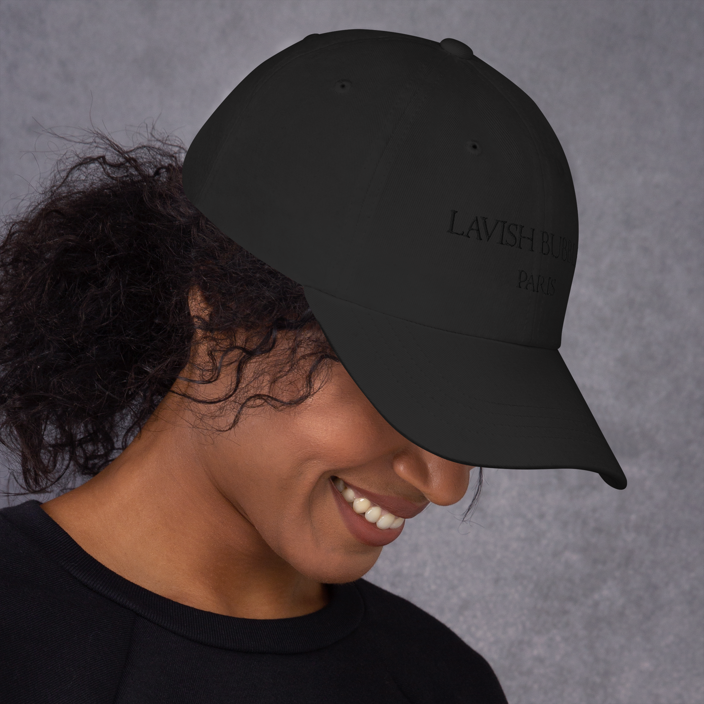 Paris Lavish Bubbles (Black)  - Dad hat - LAVISH BUBBLES