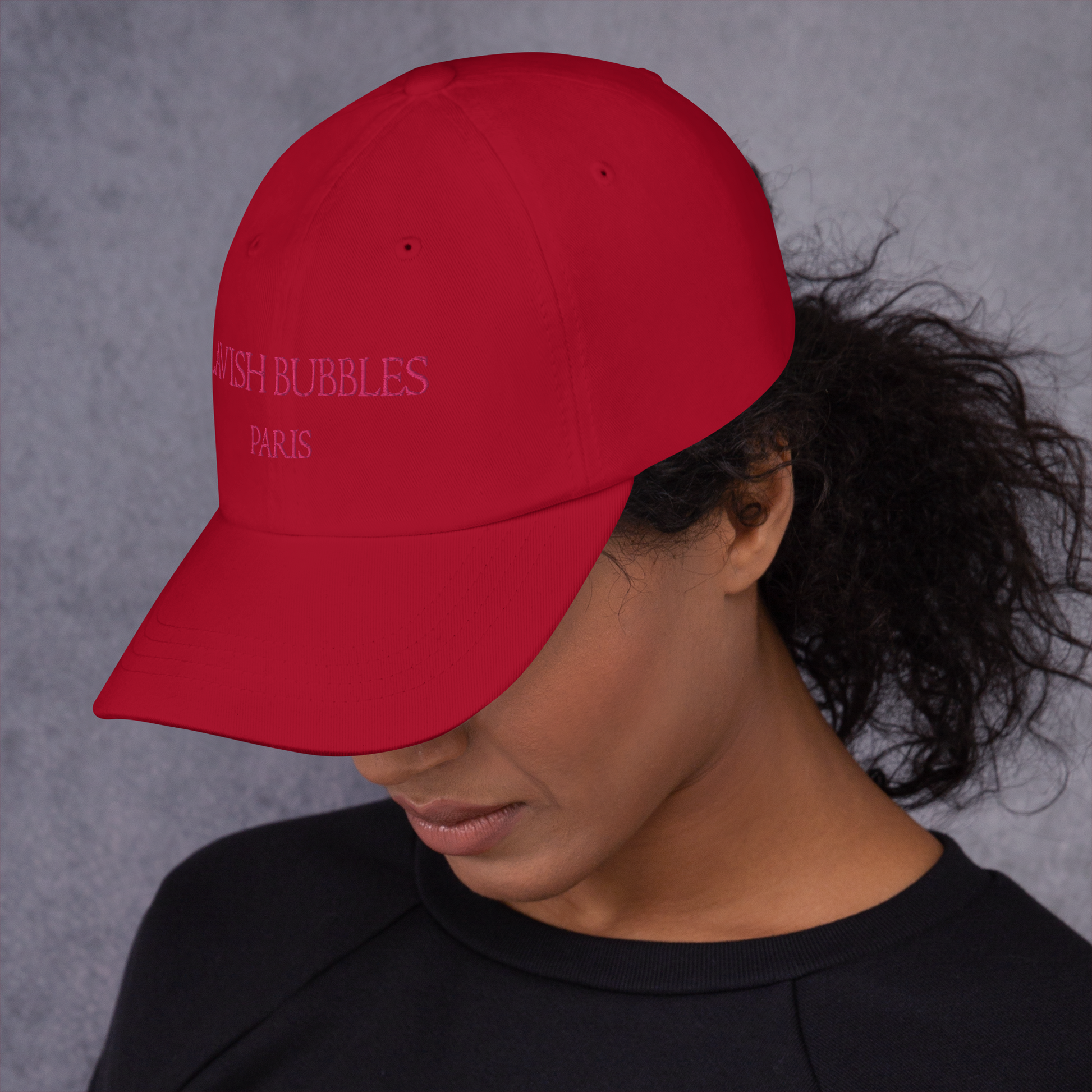 Paris Lavish Bubbles (Pink) - Dad hat - LAVISH BUBBLES