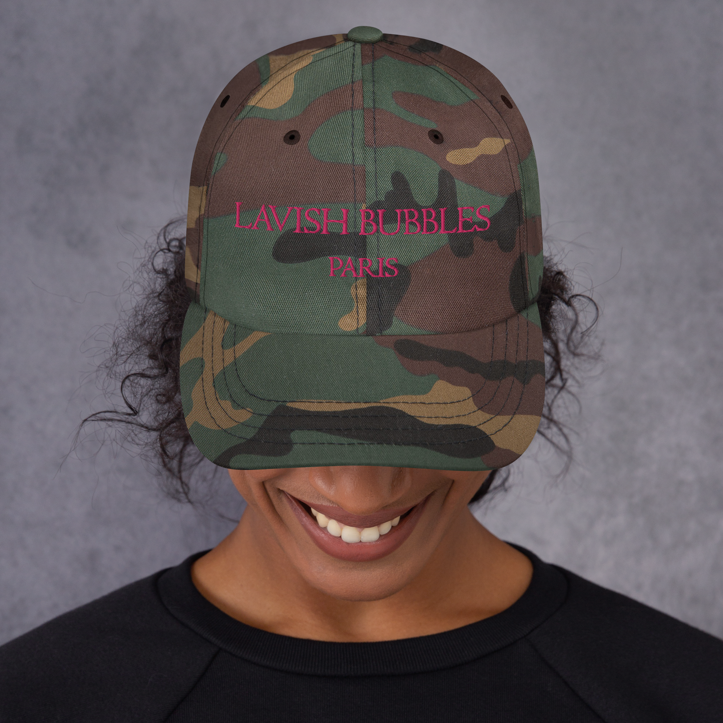 Paris Lavish Bubbles (Pink) - Dad hat - LAVISH BUBBLES