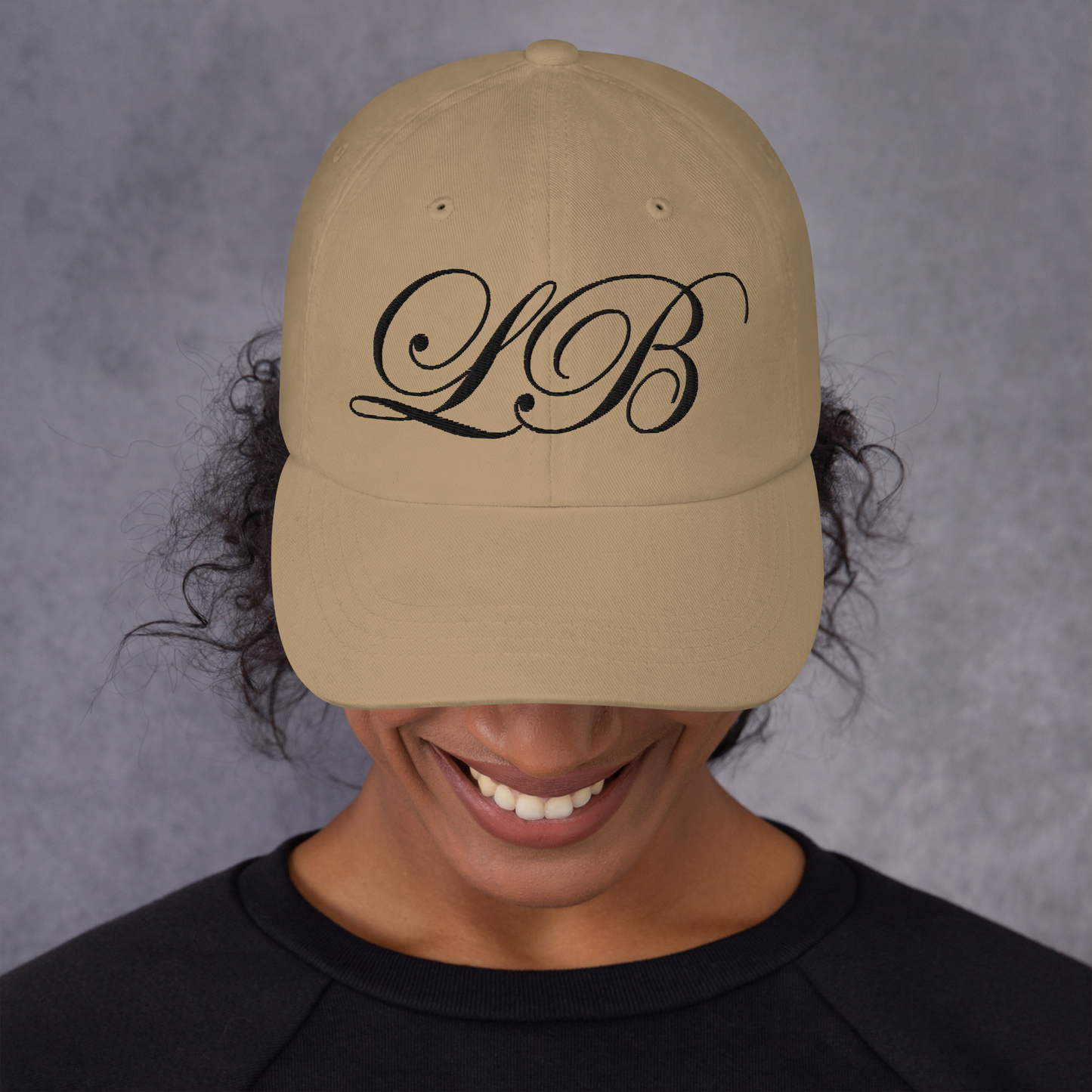 calligraphy Cap (Black)- Lavish Bubbles - LAVISH BUBBLES