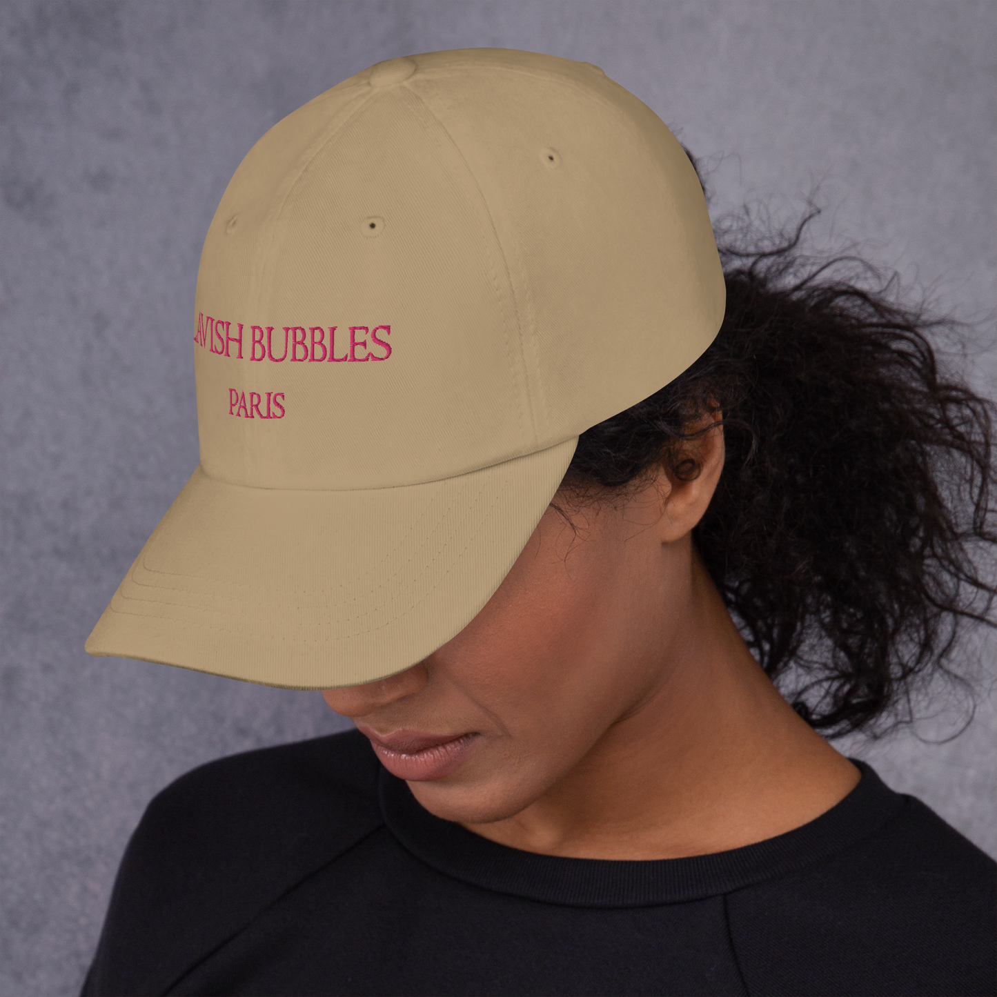 Paris Lavish Bubbles (Pink) - Dad hat - LAVISH BUBBLES