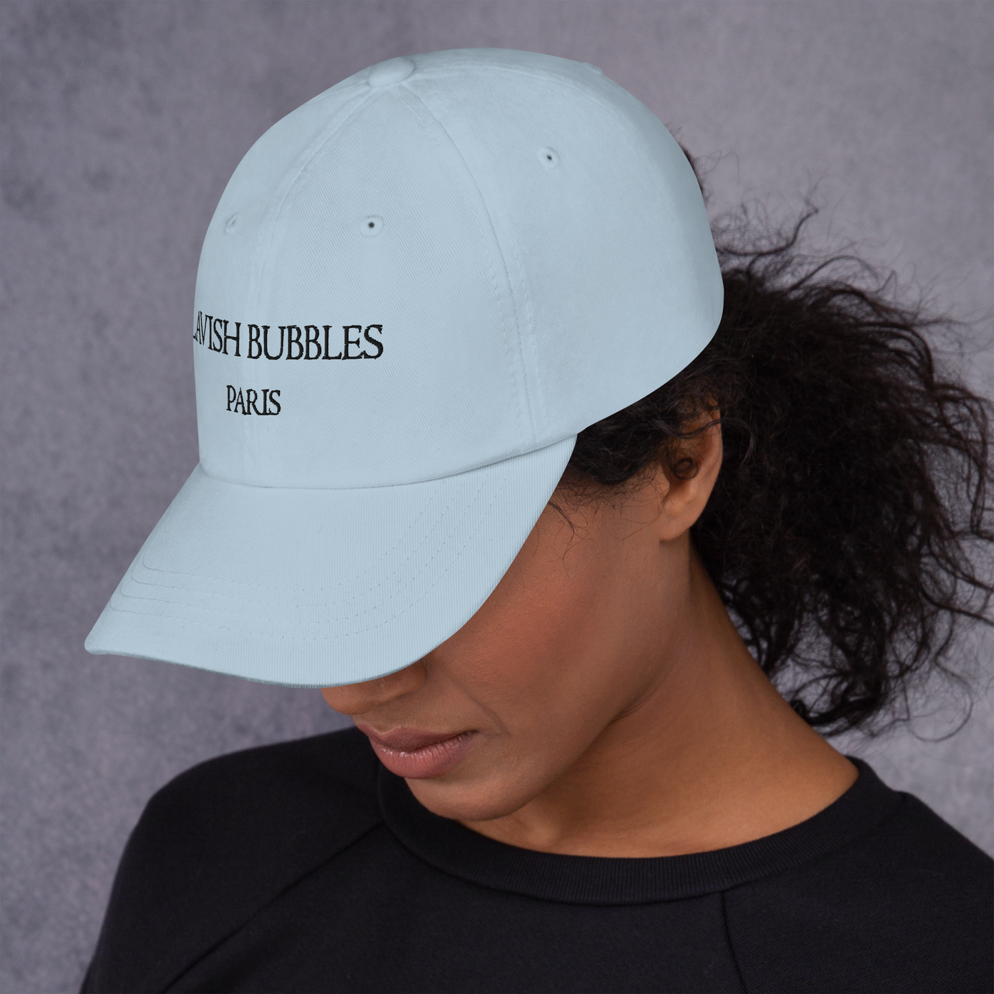 Paris Lavish Bubbles (Black)  - Dad hat - LAVISH BUBBLES