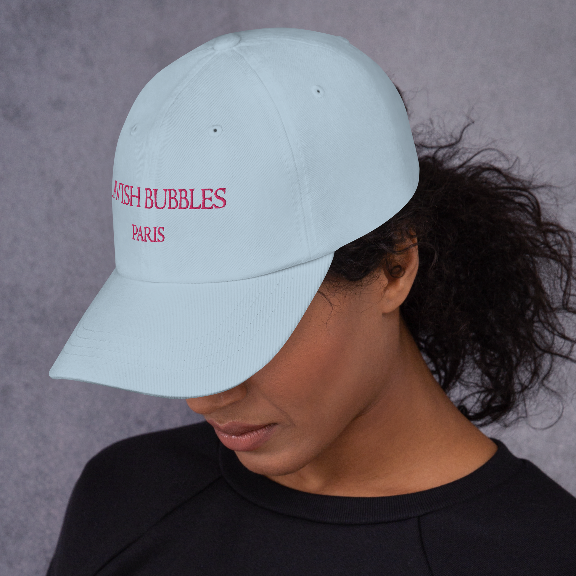 Paris Lavish Bubbles (Pink) - Dad hat - LAVISH BUBBLES