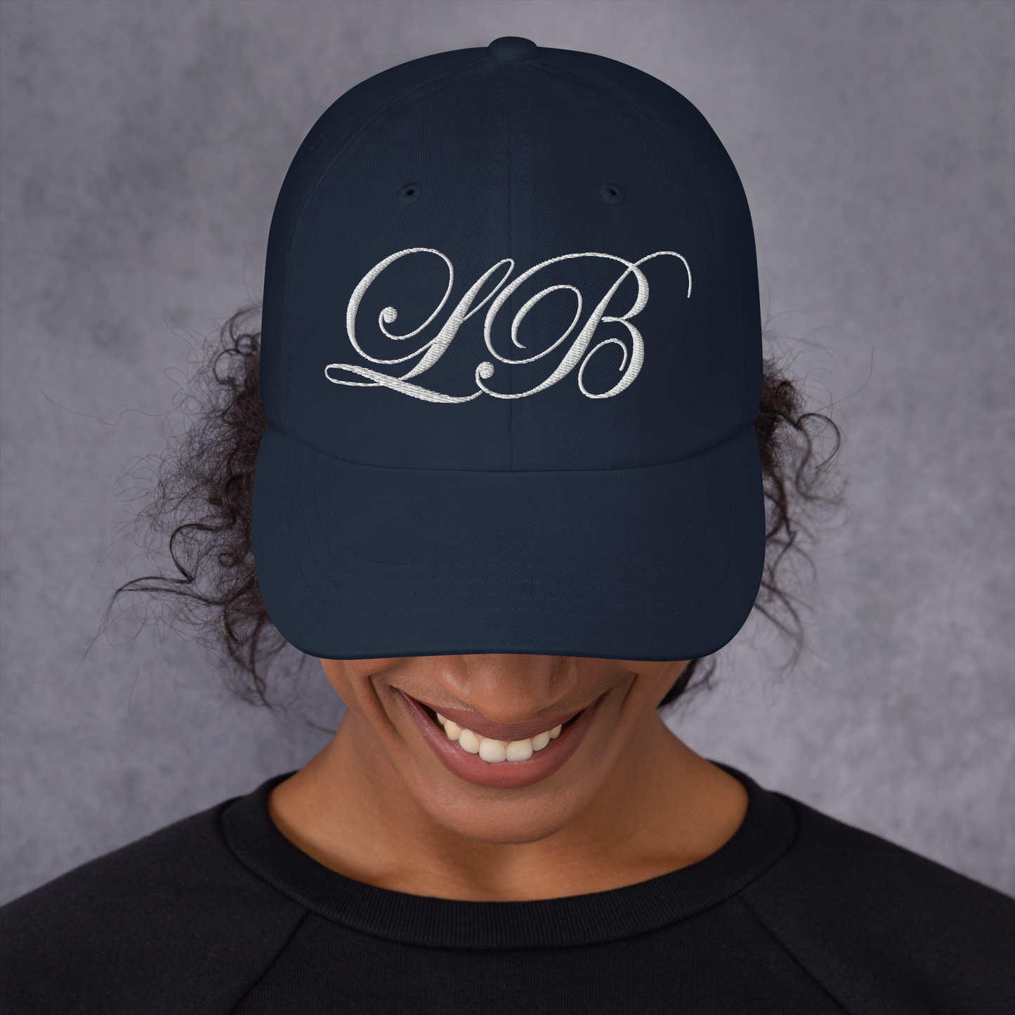 calligraphy cap (White) - Lavish Bubbles - LAVISH BUBBLES