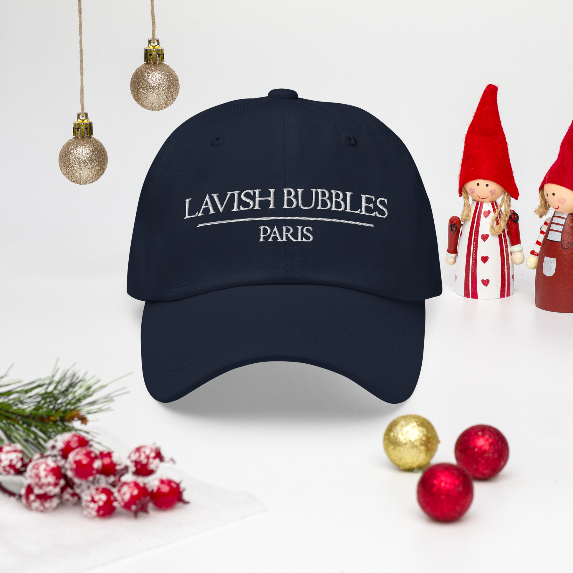 Paris Lavish Bubbles (White) - Dad hat - LAVISH BUBBLES