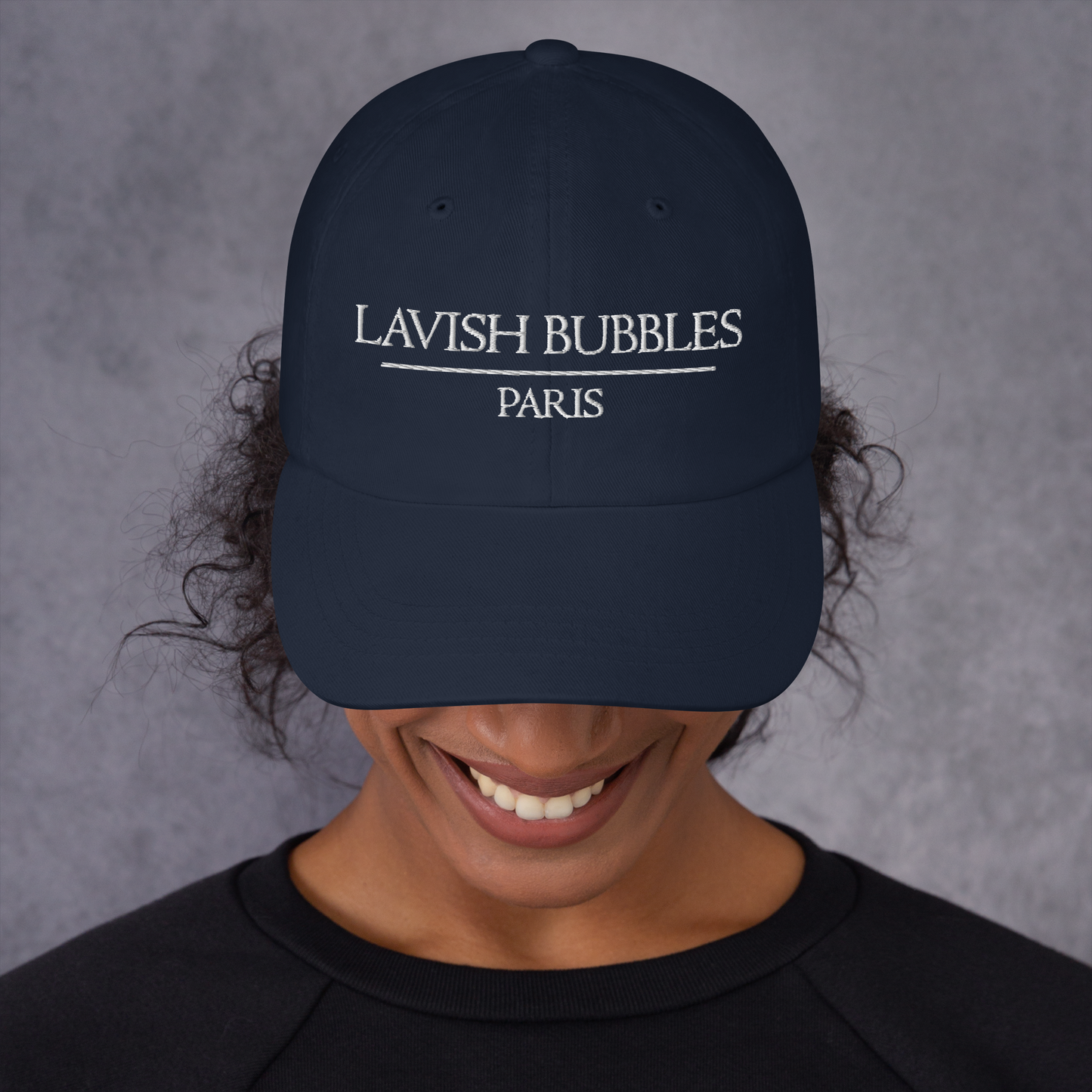 Paris Lavish Bubbles (White) - Dad hat - LAVISH BUBBLES