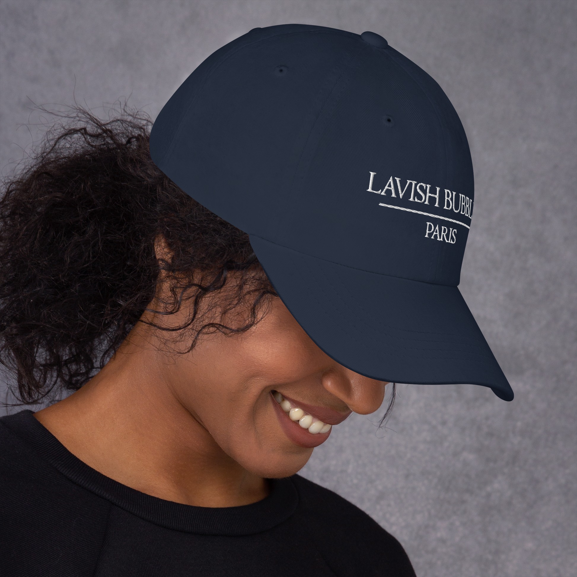 Paris Lavish Bubbles (White) - Dad hat - LAVISH BUBBLES