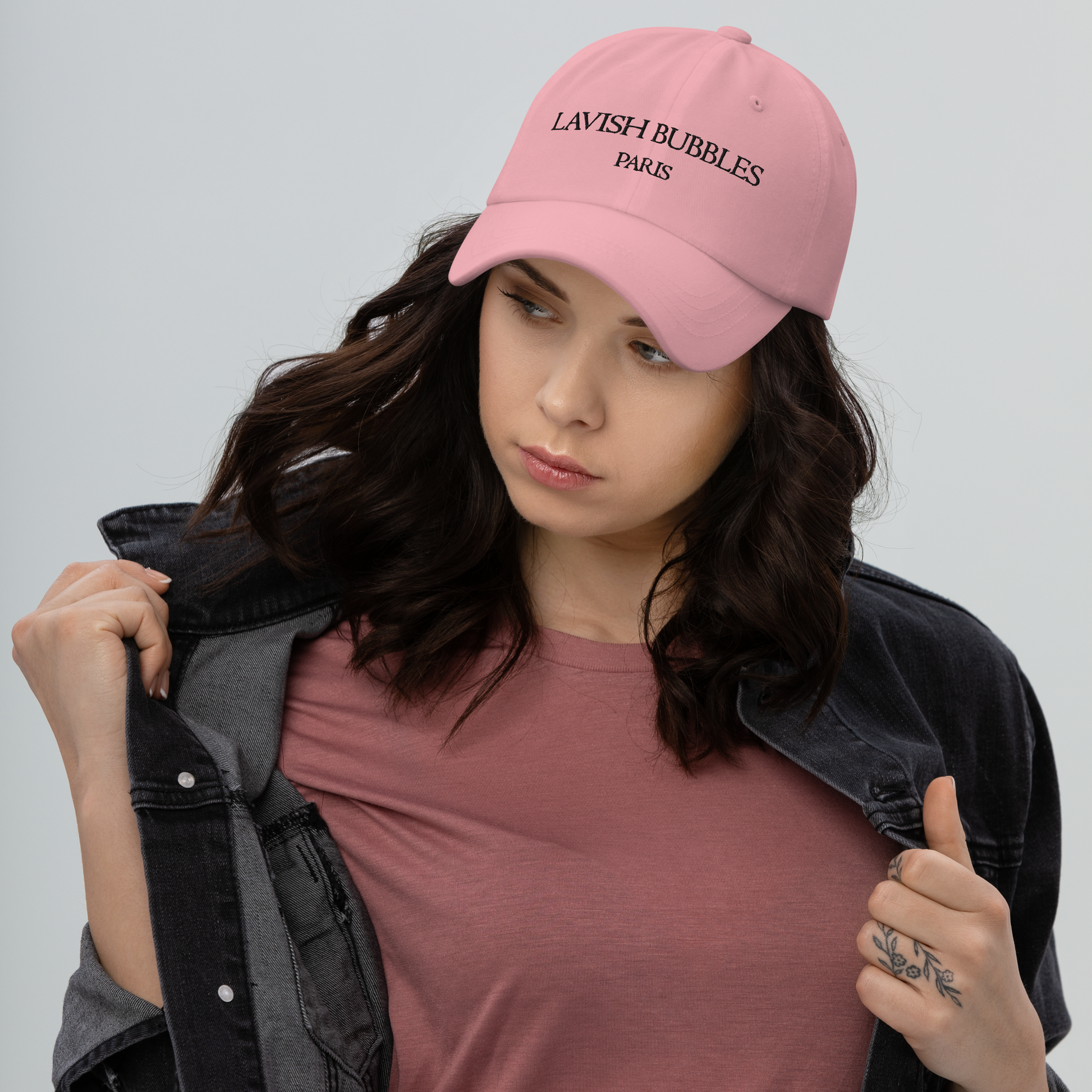 Paris Lavish Bubbles (Black)  - Dad hat - LAVISH BUBBLES