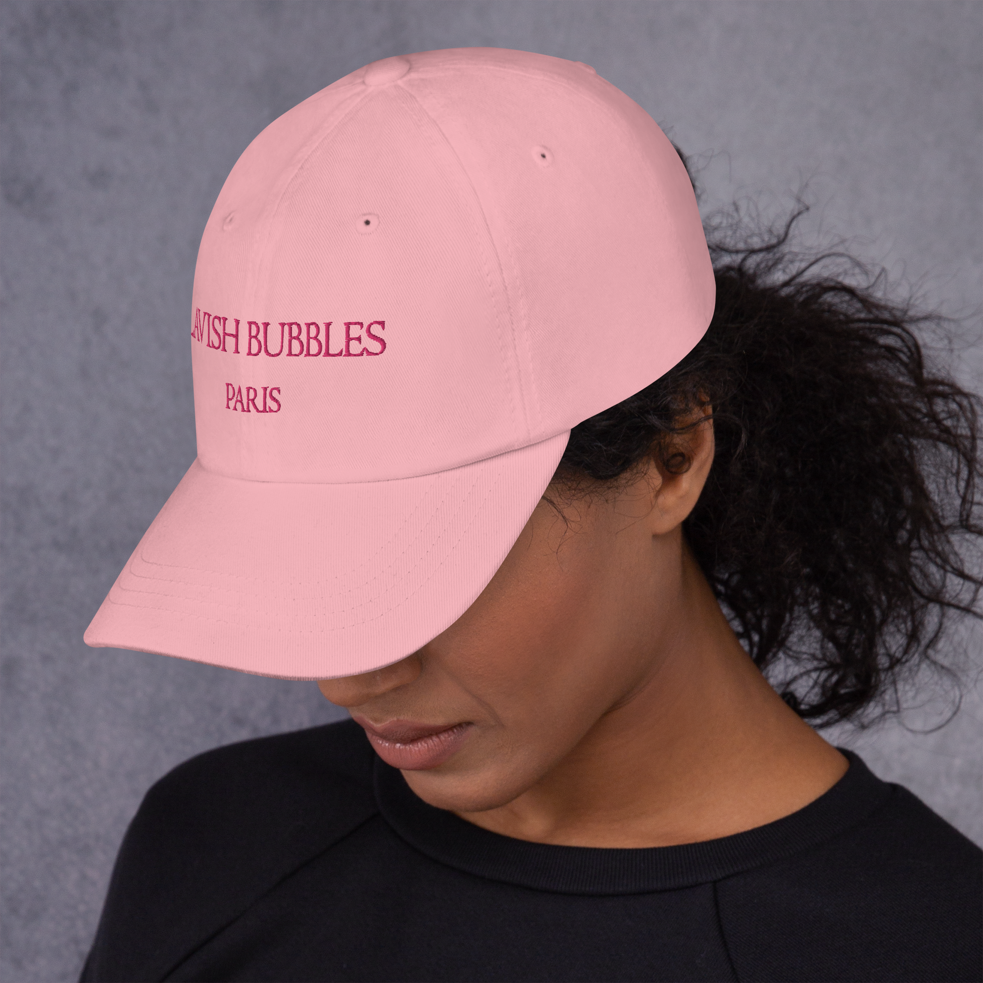 Paris Lavish Bubbles (Pink) - Dad hat - LAVISH BUBBLES