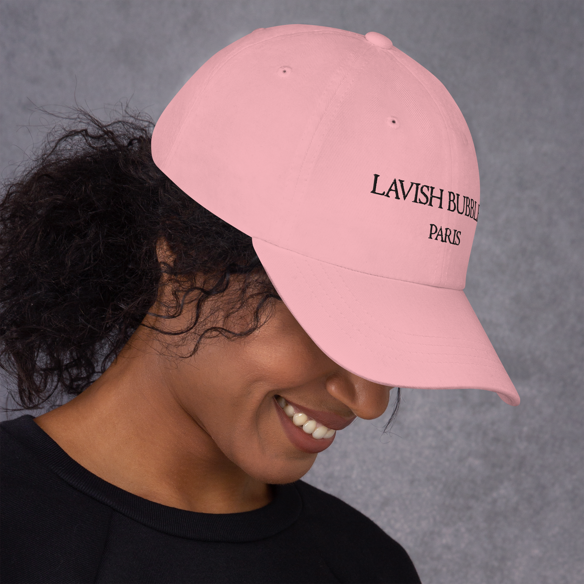 Paris Lavish Bubbles (Black)  - Dad hat - LAVISH BUBBLES