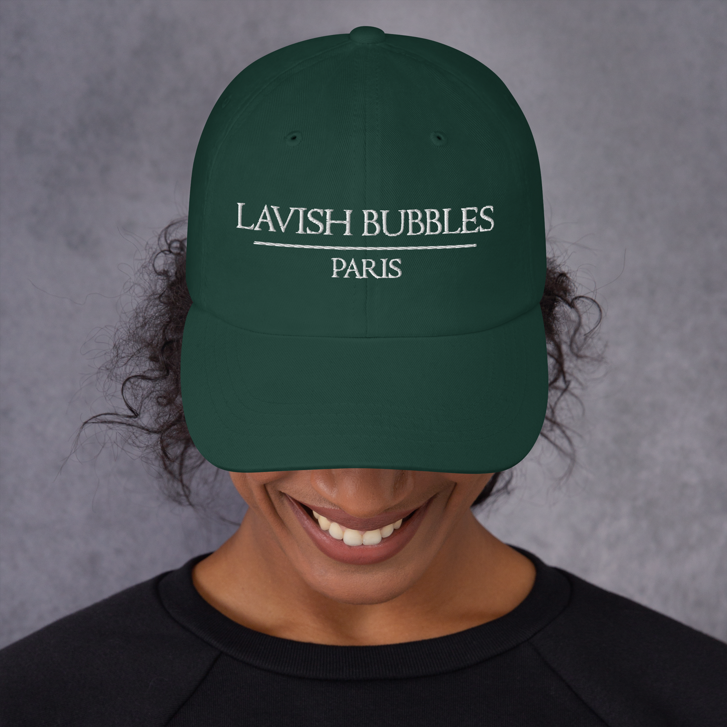 Paris Lavish Bubbles (White) - Dad hat - LAVISH BUBBLES