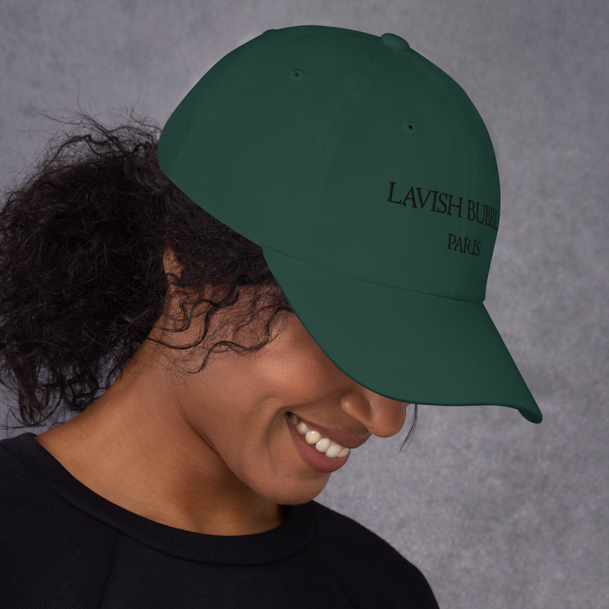 Paris Lavish Bubbles (Black)  - Dad hat - LAVISH BUBBLES