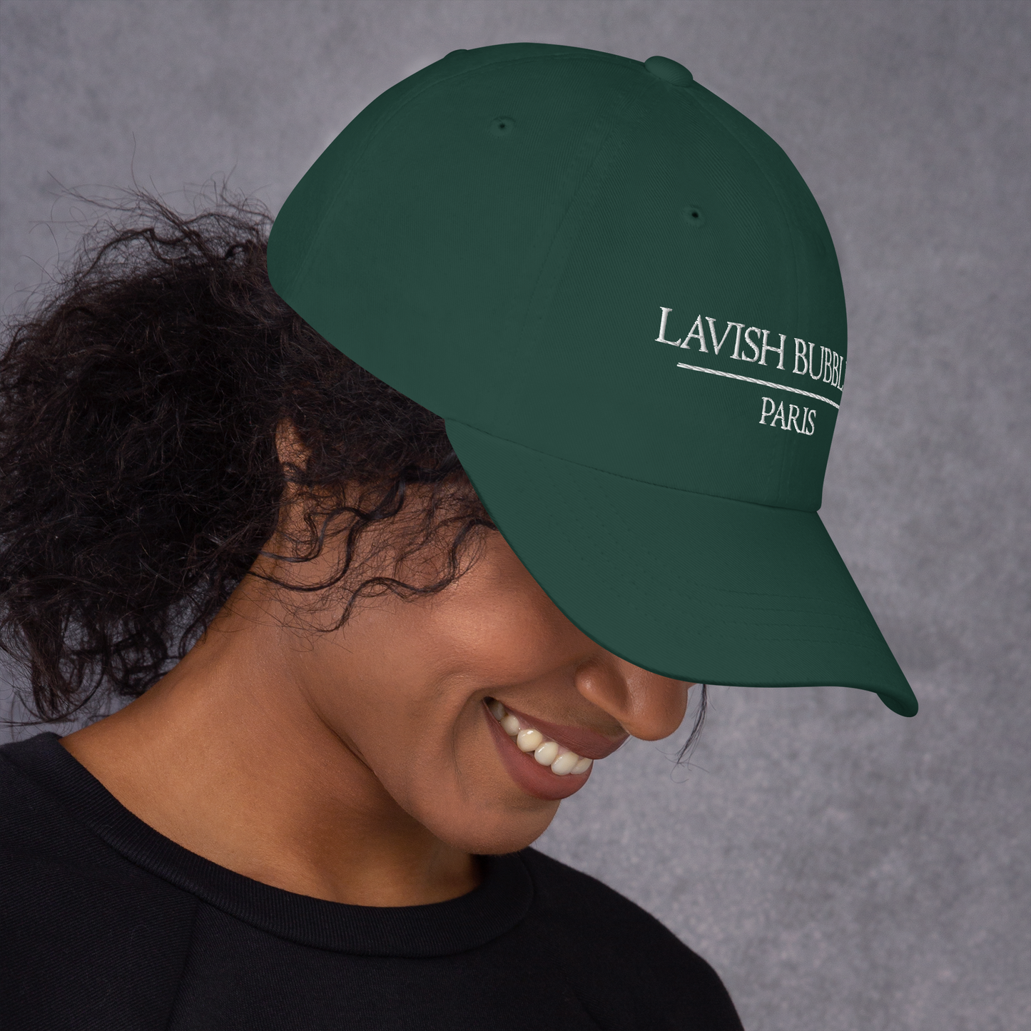 Paris Lavish Bubbles (White) - Dad hat - LAVISH BUBBLES