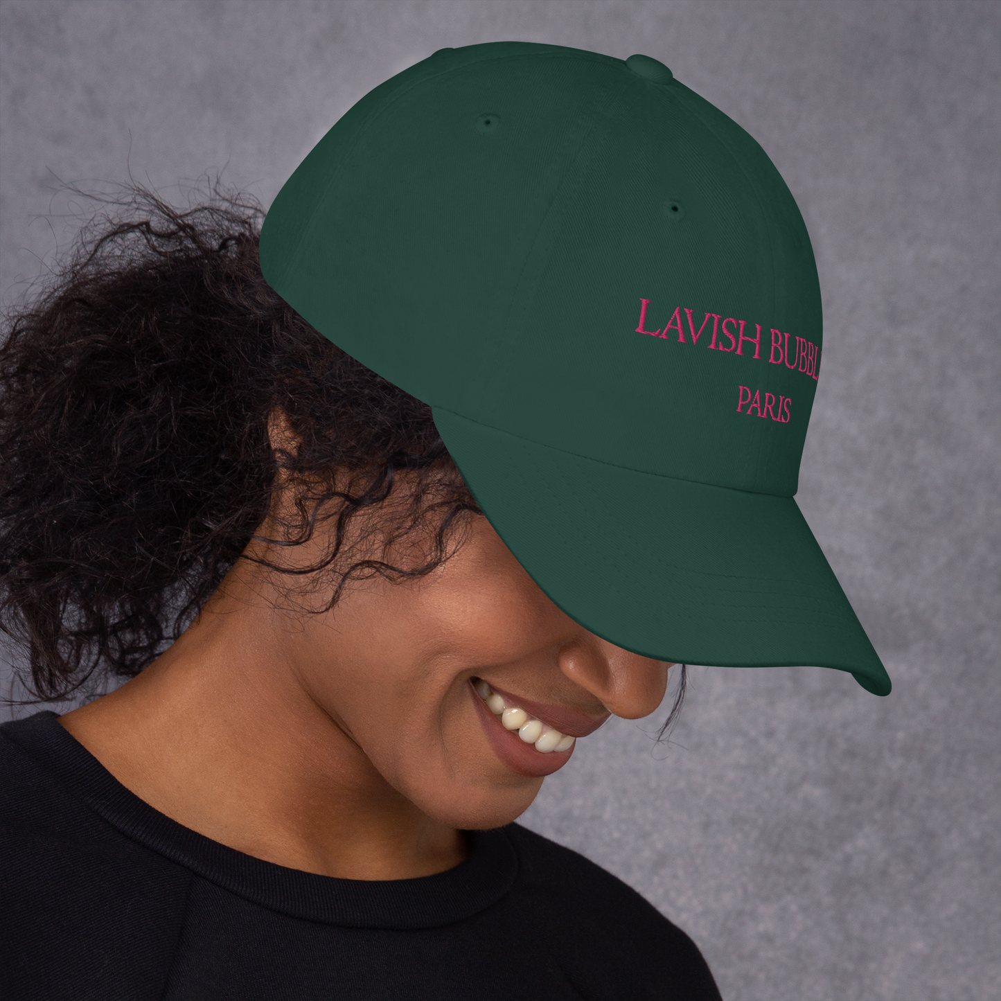 Paris Lavish Bubbles (Pink) - Dad hat - LAVISH BUBBLES