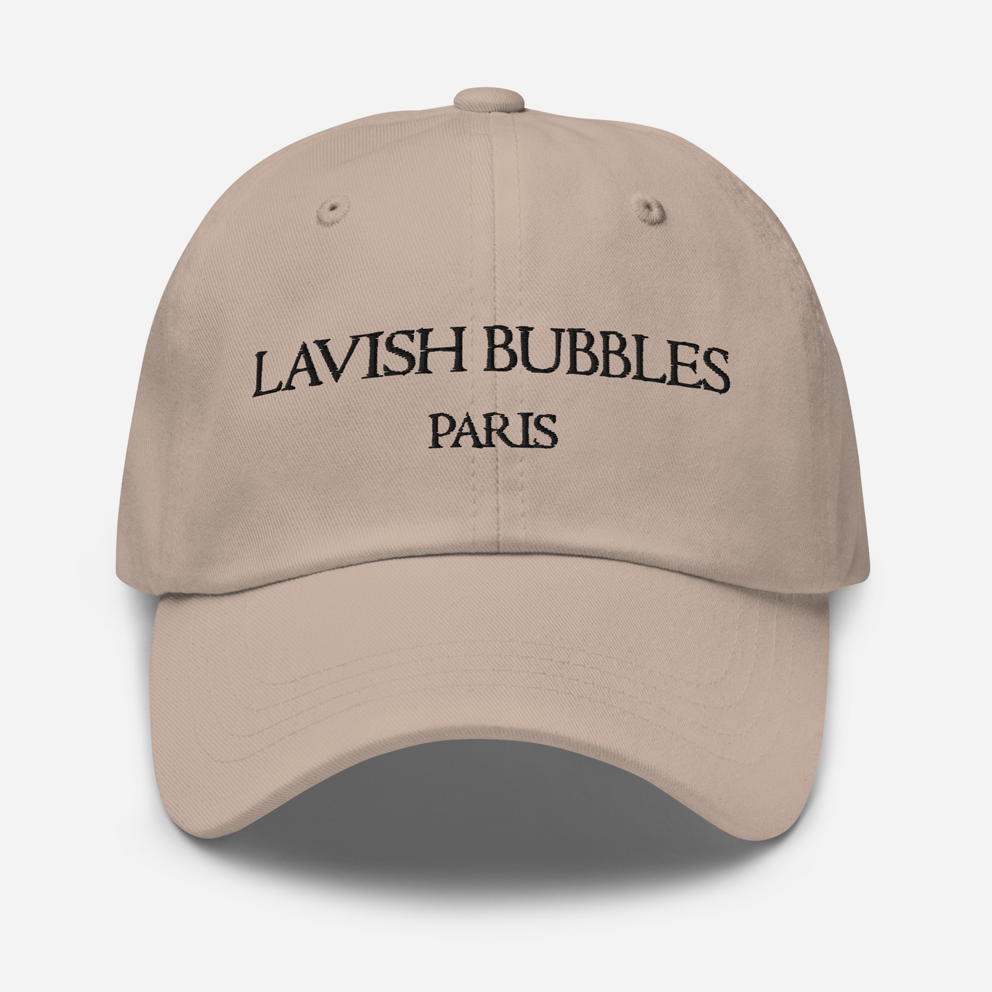 Paris Lavish Bubbles (Black)  - Dad hat - LAVISH BUBBLES