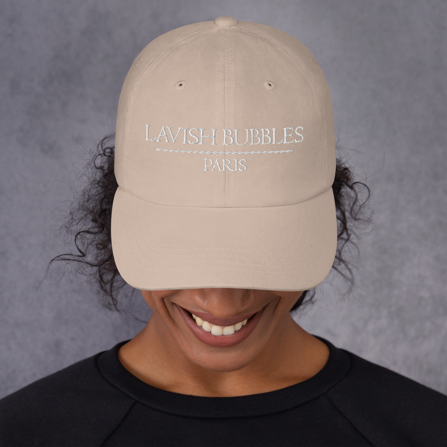 Paris Lavish Bubbles (White) - Dad hat - LAVISH BUBBLES