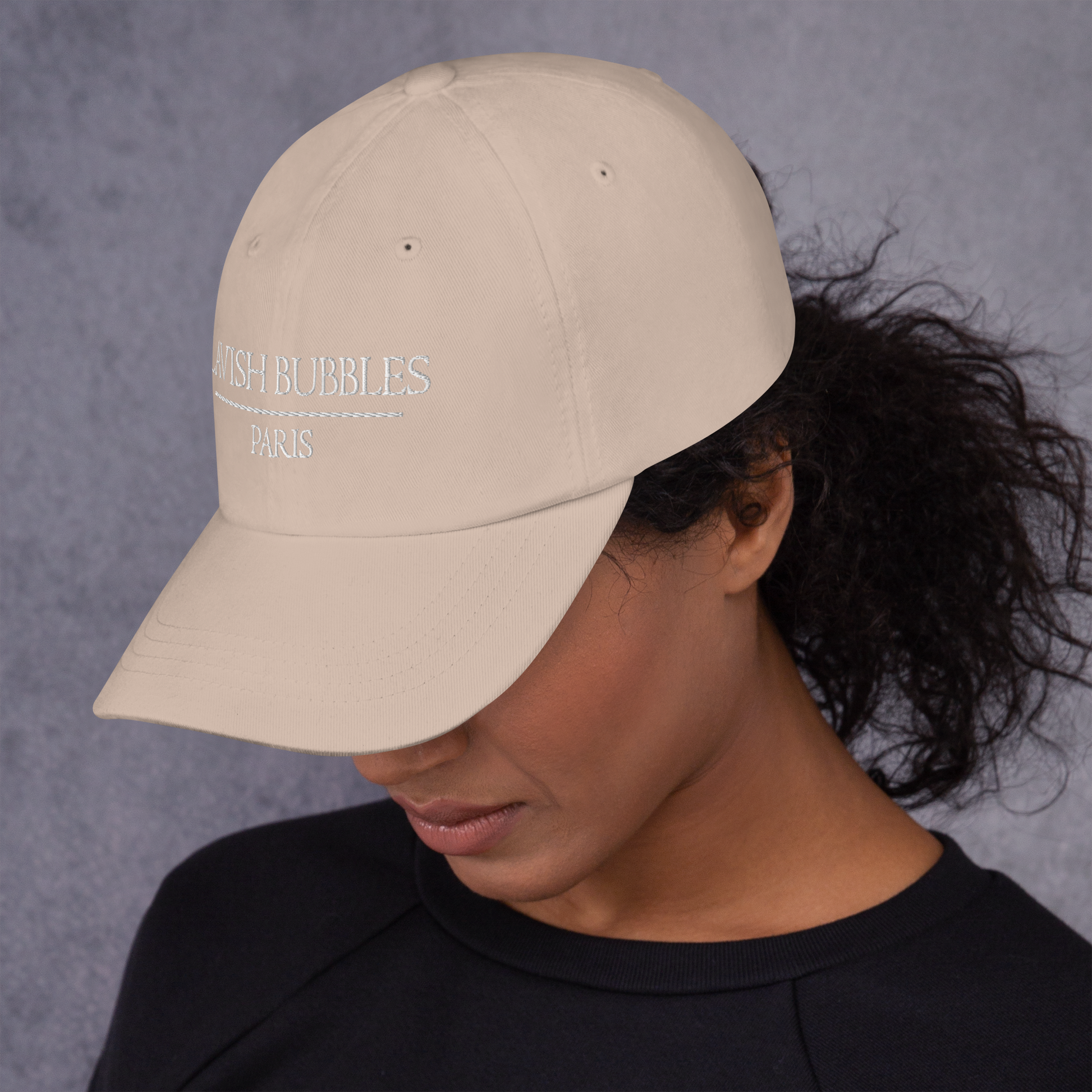 Paris Lavish Bubbles (White) - Dad hat - LAVISH BUBBLES