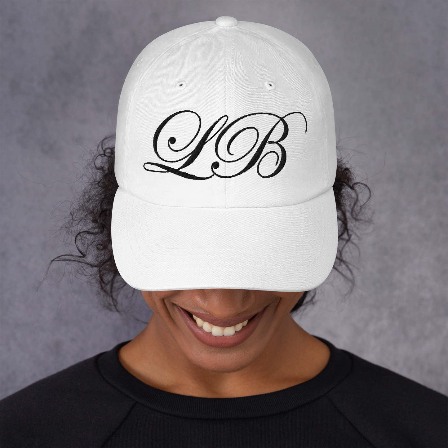 calligraphy Cap (Black)- Lavish Bubbles - LAVISH BUBBLES