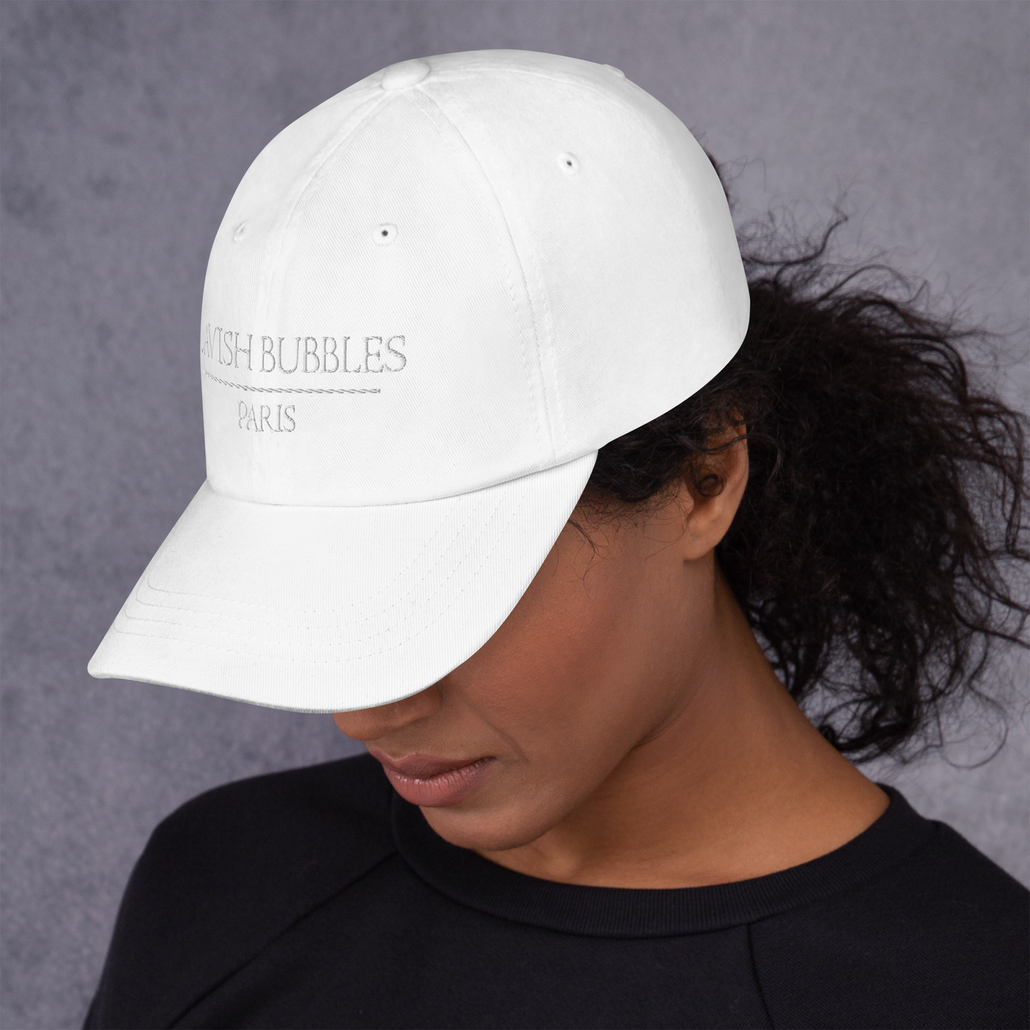 Paris Lavish Bubbles (White) - Dad hat - LAVISH BUBBLES