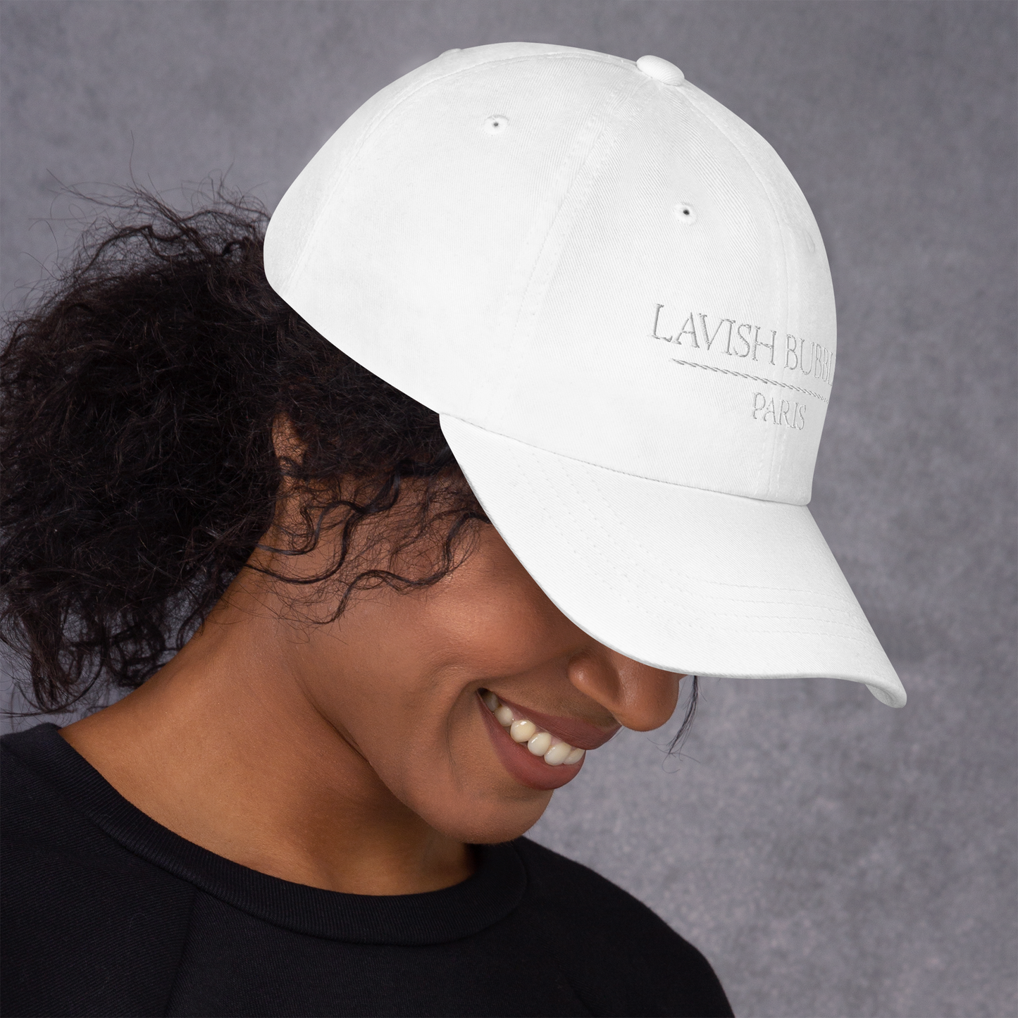 Paris Lavish Bubbles (White) - Dad hat - LAVISH BUBBLES