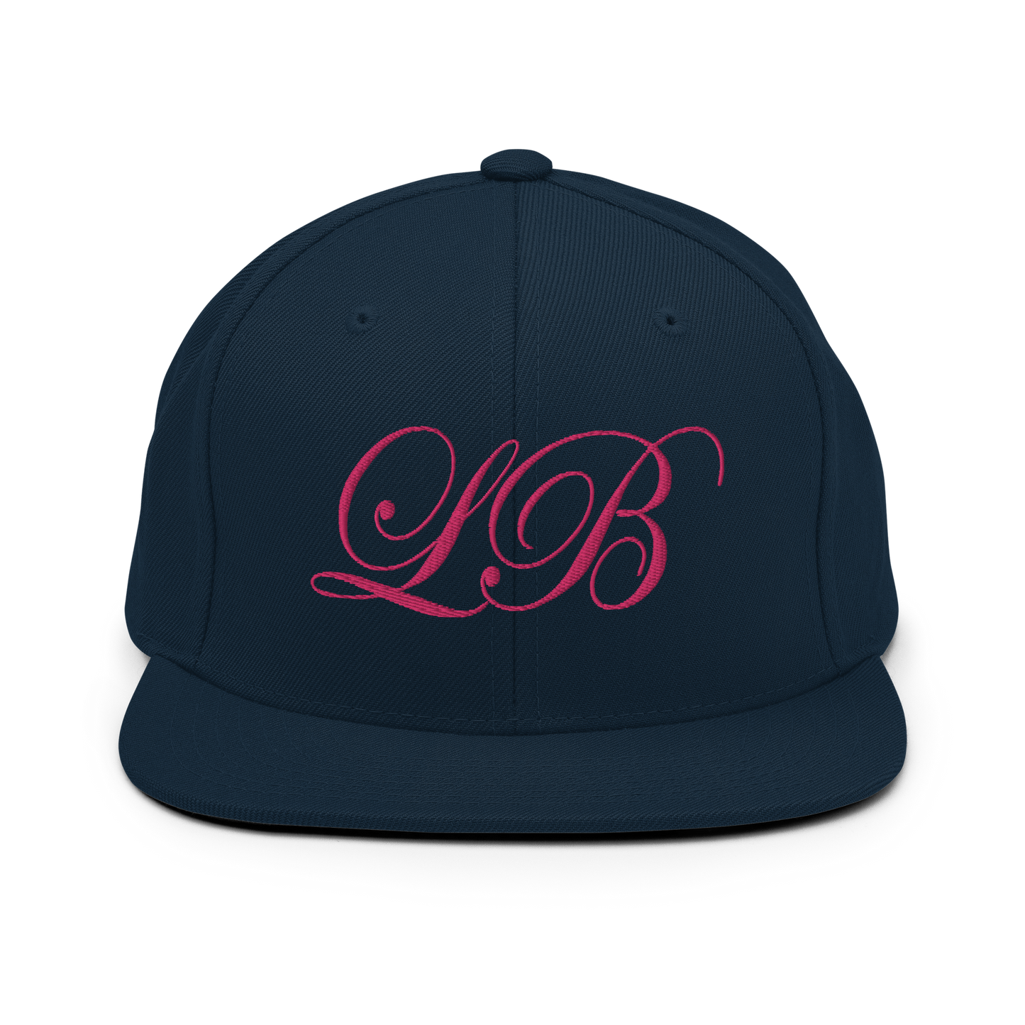 calligraphy Snapback Hat (Pink) - Lavish Bubbles - LAVISH BUBBLES