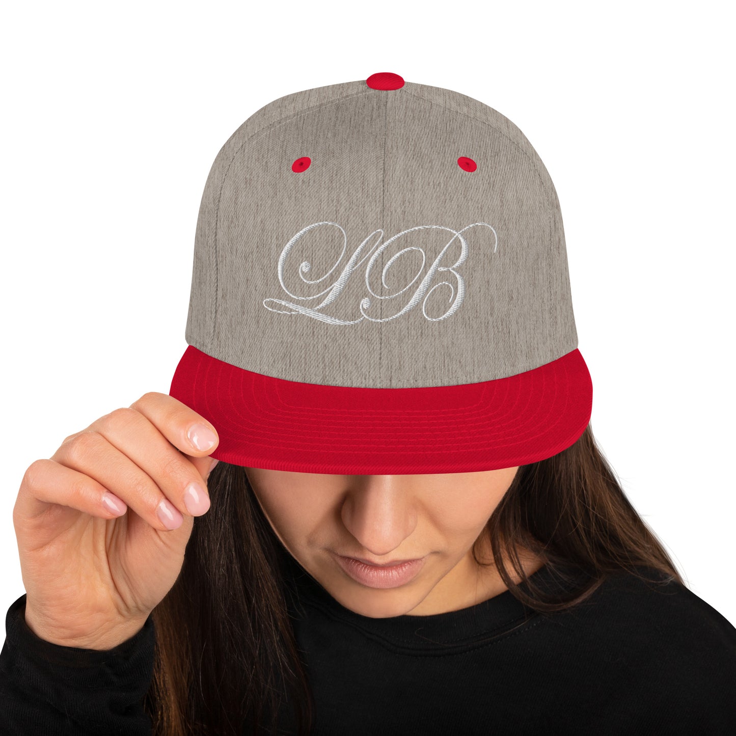 calligraphy Snapback Hat (White) - Lavish Bubbles - LAVISH BUBBLES