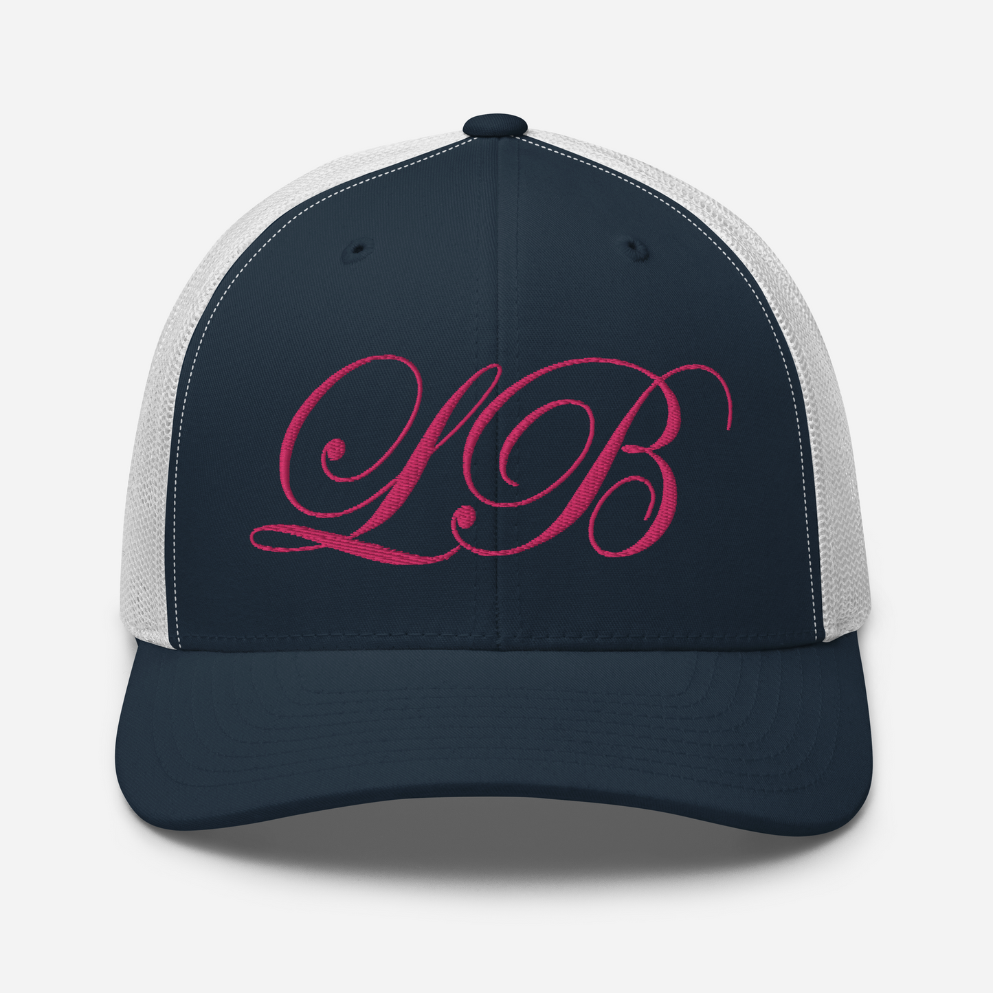 calligraphy Trucker Cap (Pink) - Lavish Bubbles - LAVISH BUBBLES