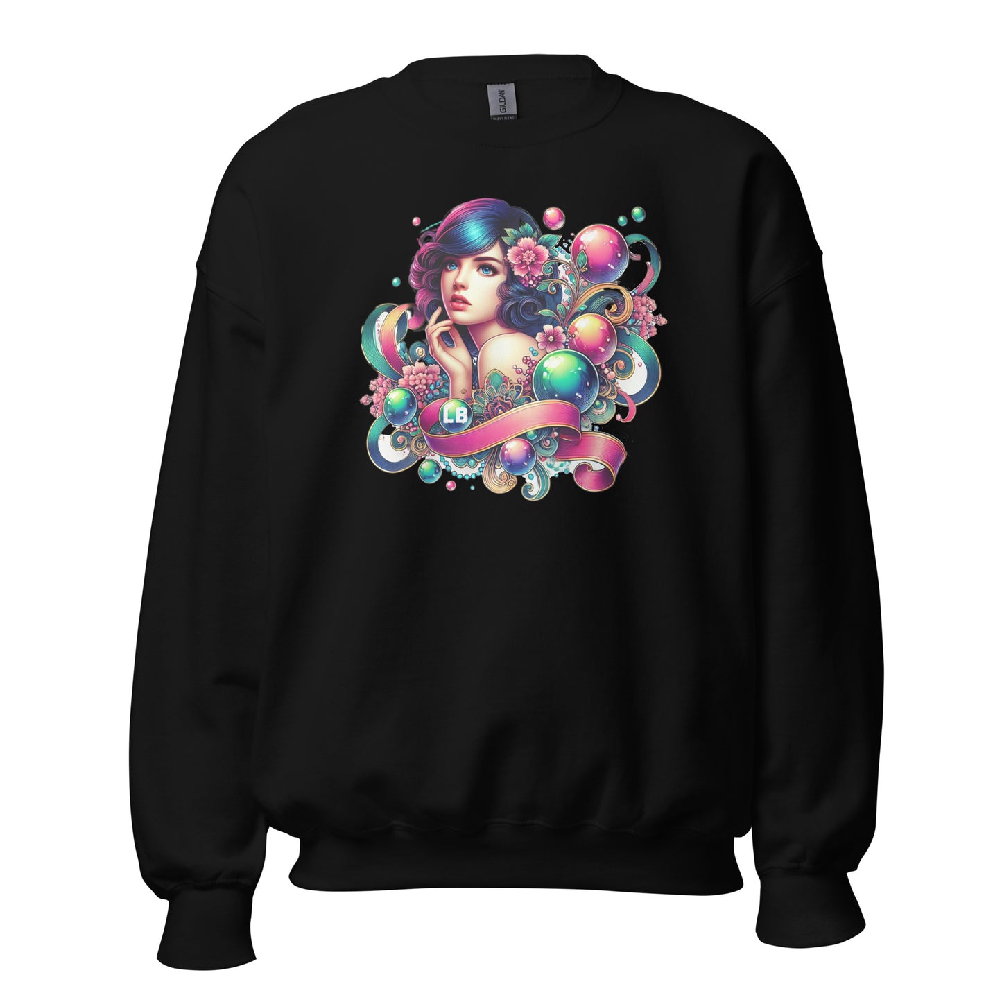 La fille - Unisex Sweatshirt - Lavish Bubbles - LAVISH BUBBLES