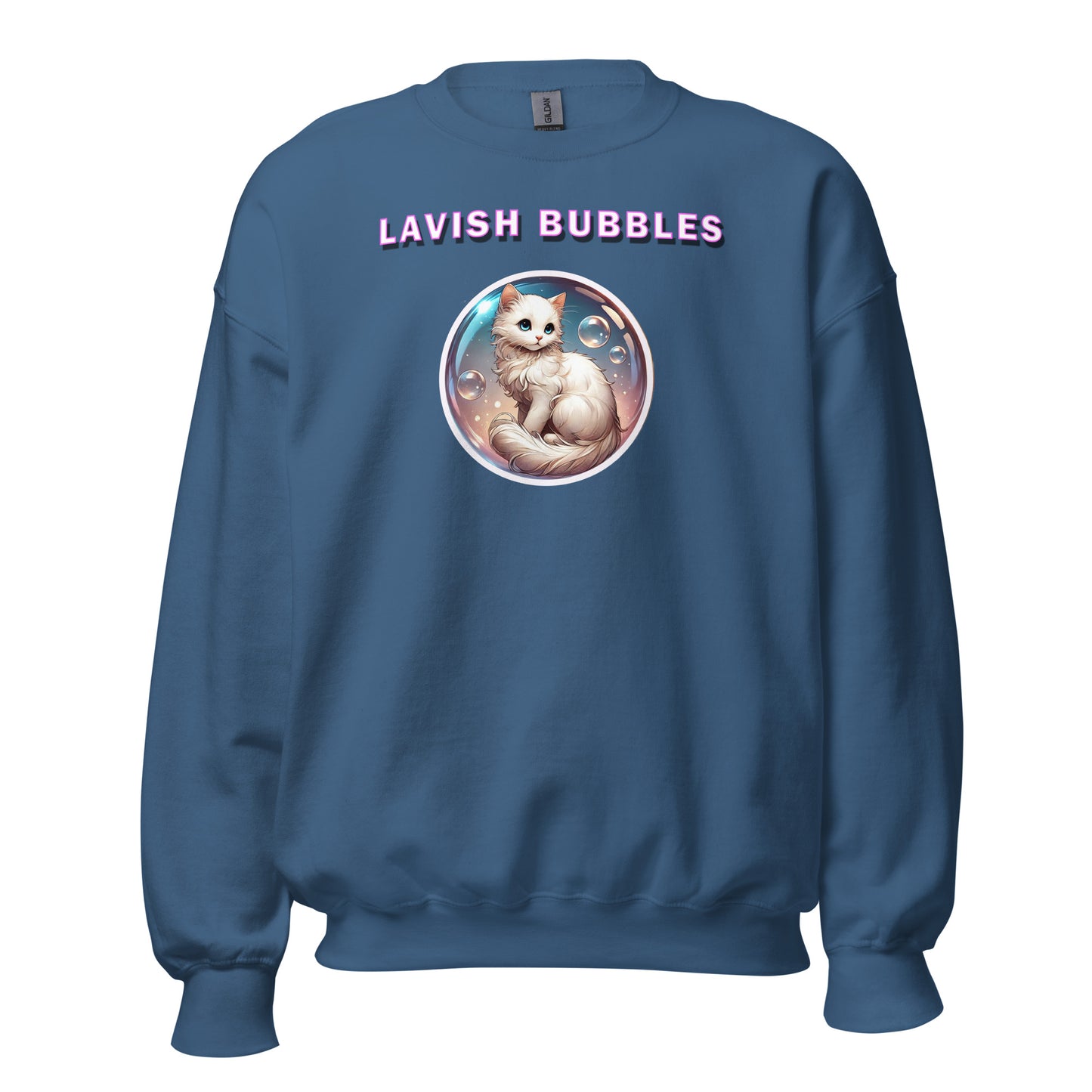 Fancy Kitty - Unisex Sweatshirt - Lavish Bubbles - LAVISH BUBBLES