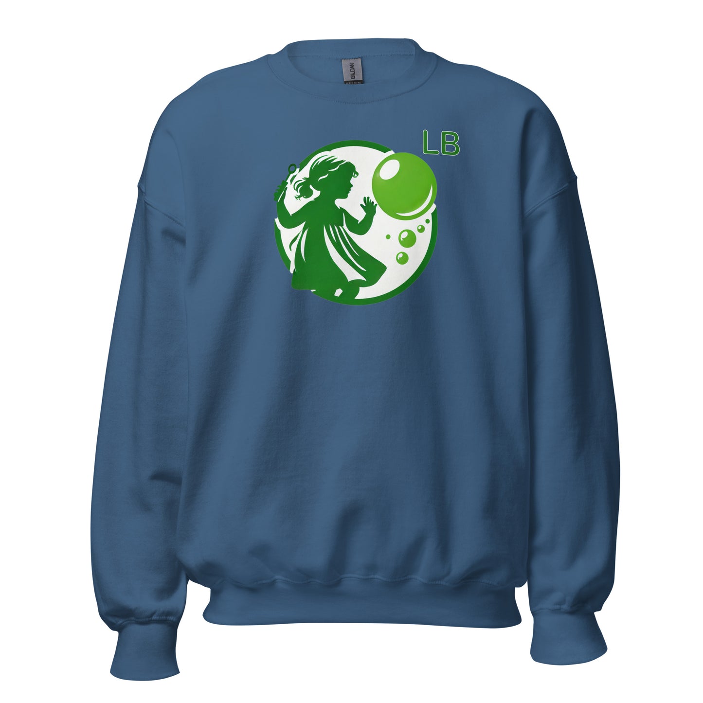 Green Girl - Unisex Sweatshirt - Lavish Bubbles - LAVISH BUBBLES