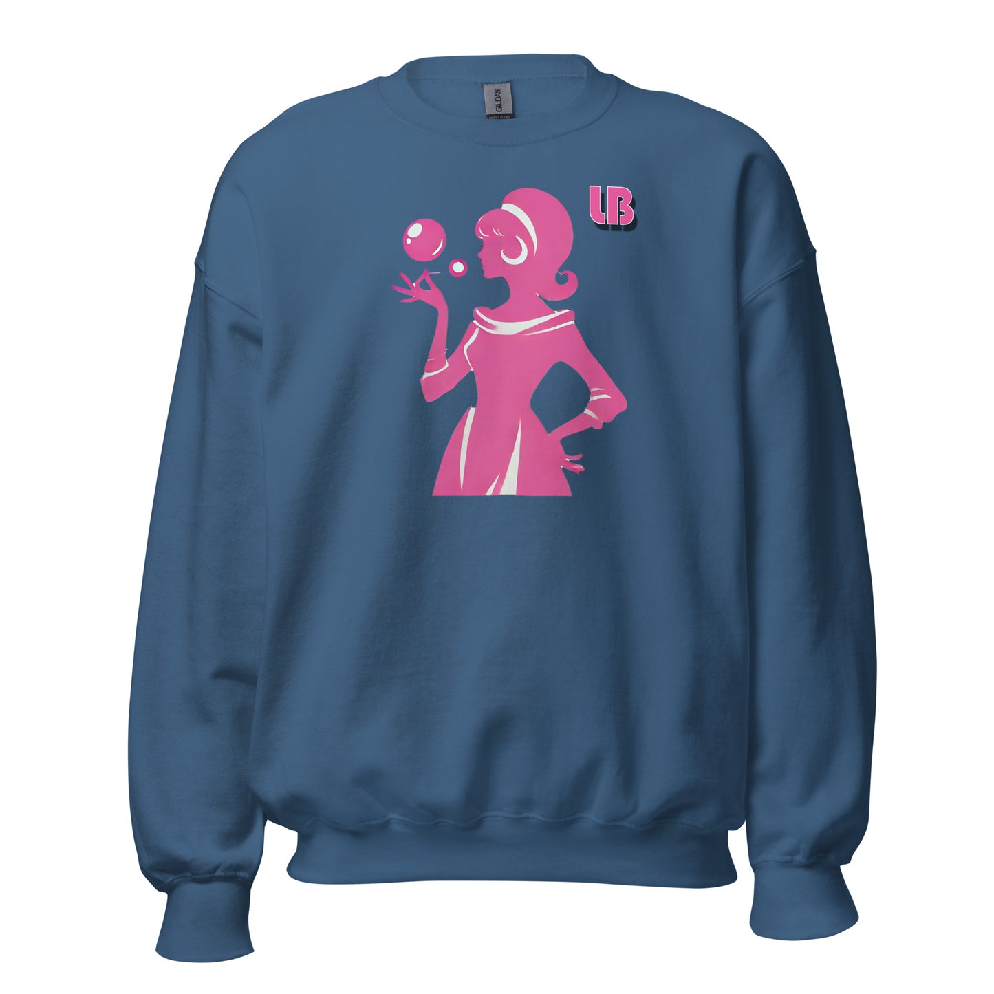 Pink 60s - Unisex Sweatshirt - Lavish Bubbles - LAVISH BUBBLES