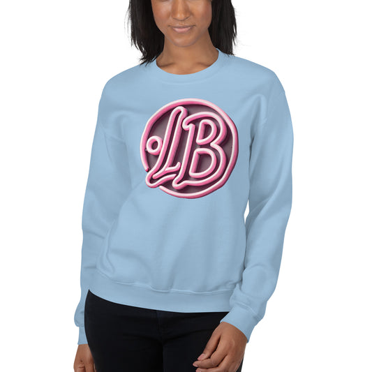 Neon rose - Unisex Sweatshirt - Lavish Bubbles - LAVISH BUBBLES