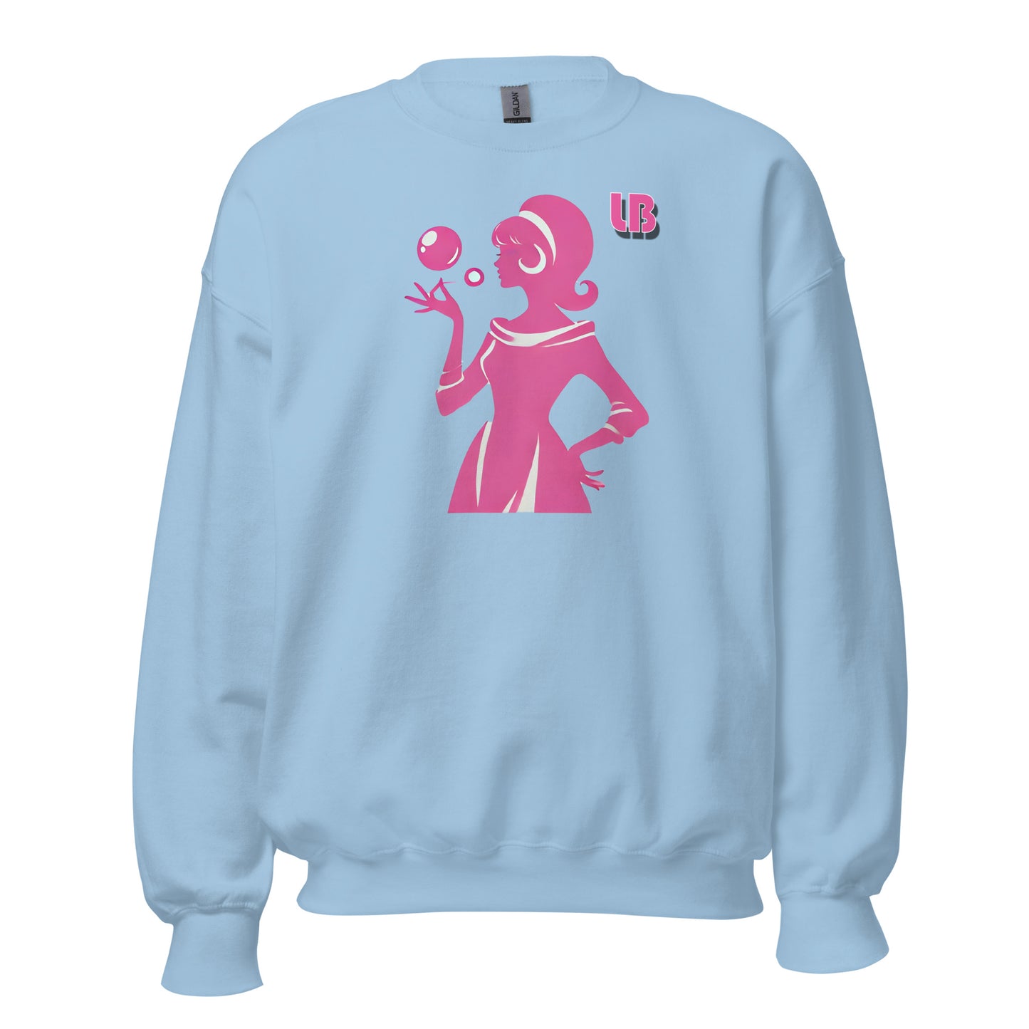 Pink 60s - Unisex Sweatshirt - Lavish Bubbles - LAVISH BUBBLES