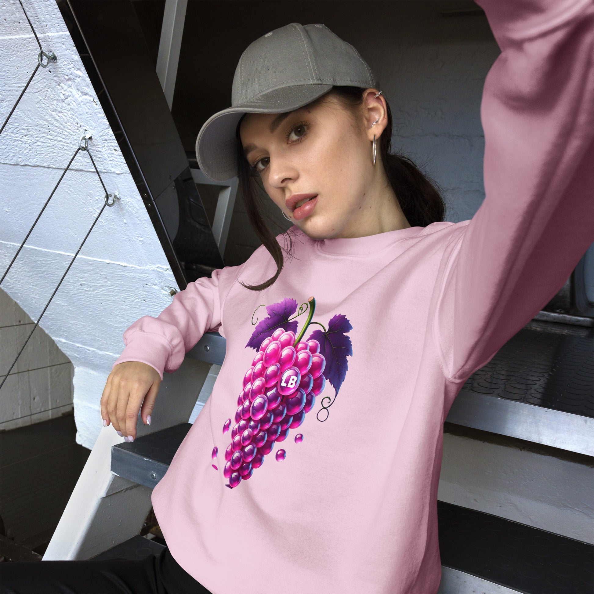 Grapes - Unisex Sweatshirt - Lavish Bubbles - LAVISH BUBBLES