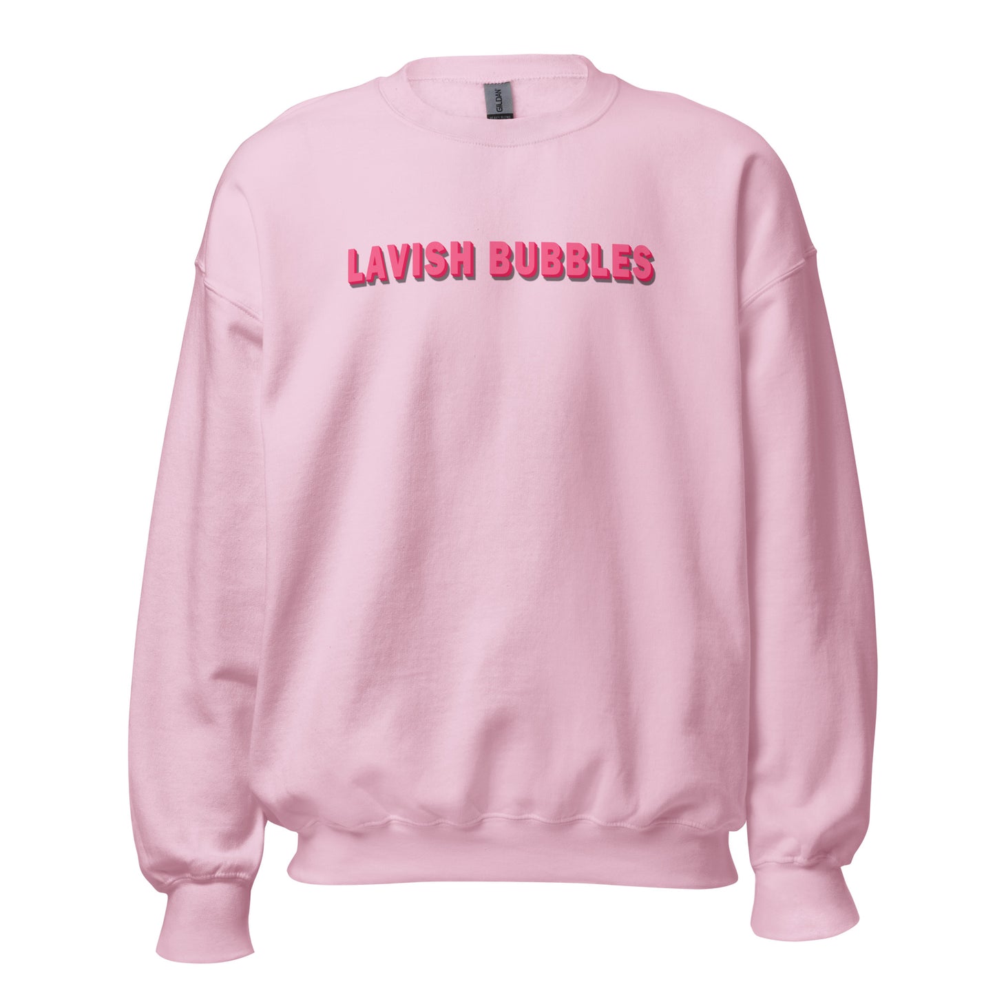 Pink name - Unisex Sweatshirt - Lavish Bubbles - LAVISH BUBBLES