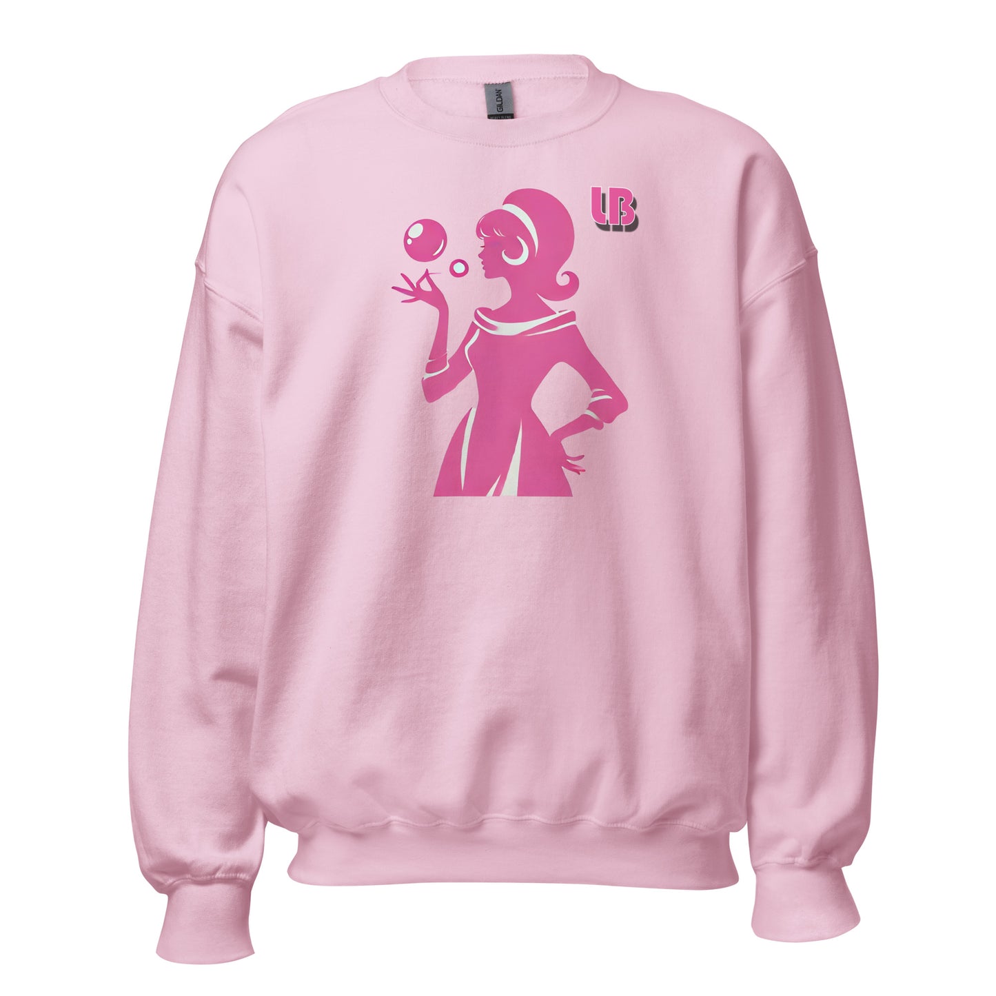 Pink 60s - Unisex Sweatshirt - Lavish Bubbles - LAVISH BUBBLES