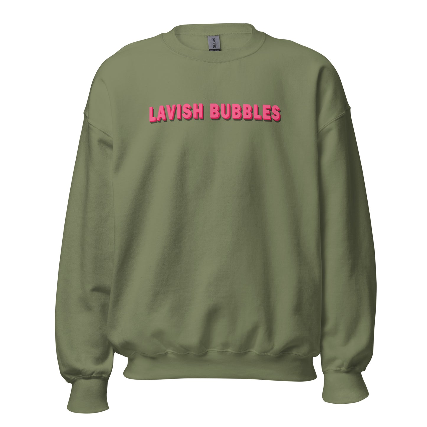 Pink name - Unisex Sweatshirt - Lavish Bubbles - LAVISH BUBBLES