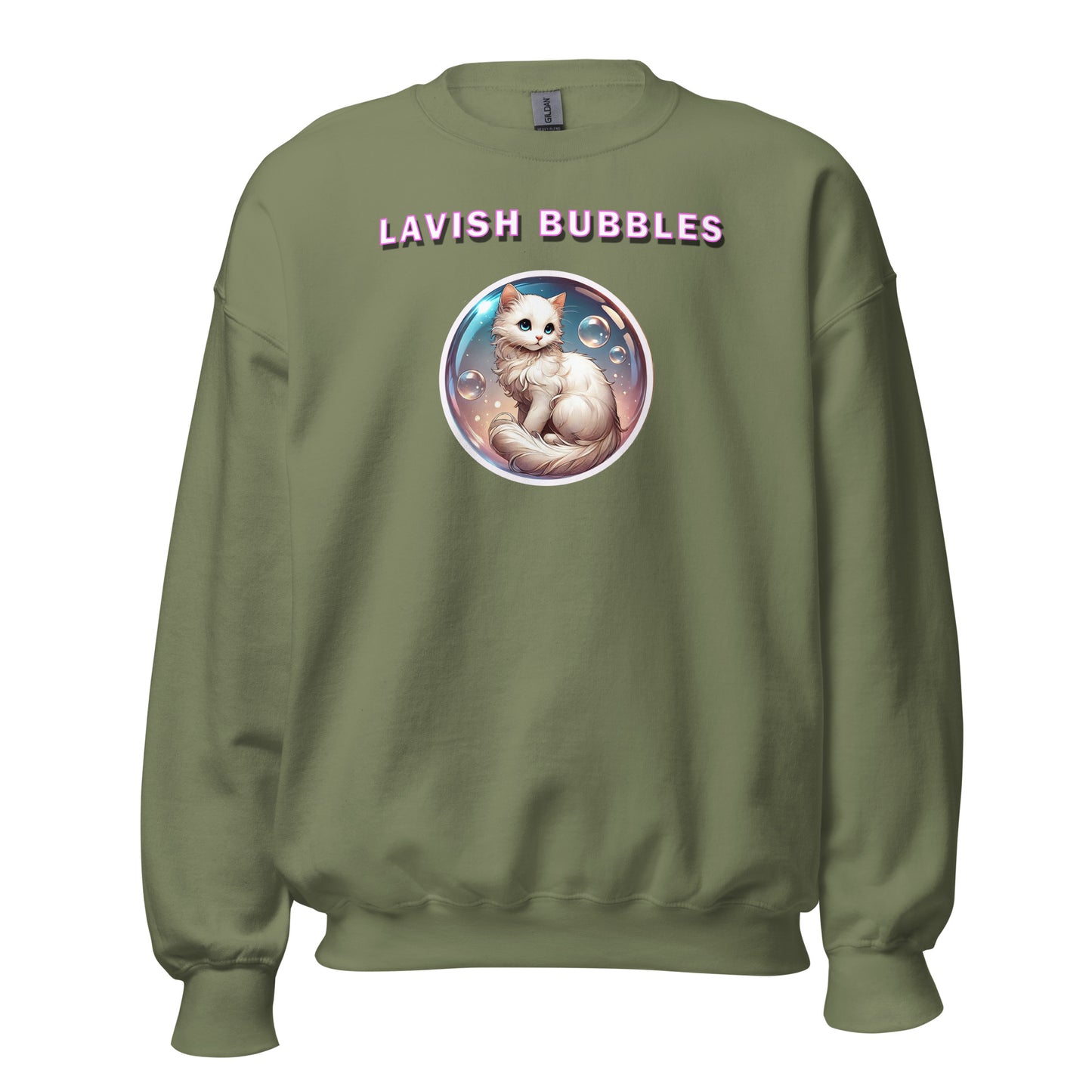 Fancy Kitty - Unisex Sweatshirt - Lavish Bubbles - LAVISH BUBBLES