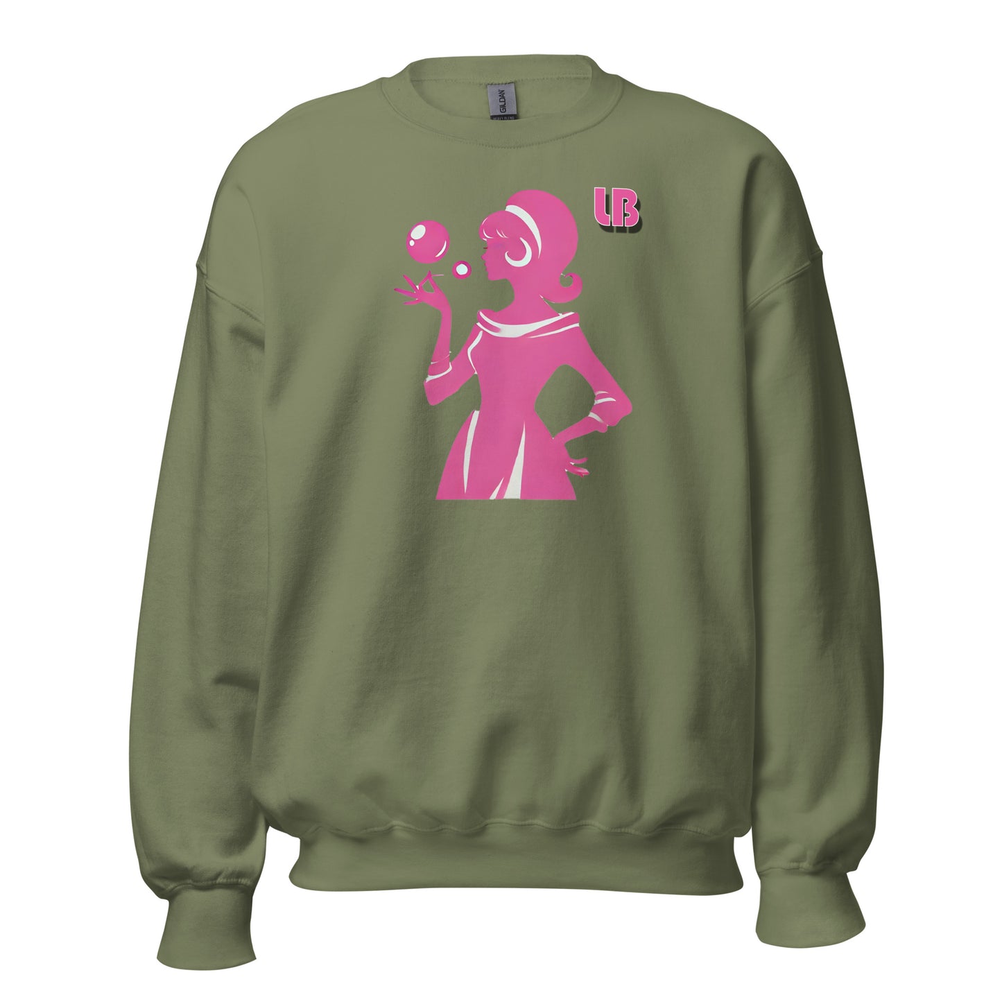 Pink 60s - Unisex Sweatshirt - Lavish Bubbles - LAVISH BUBBLES