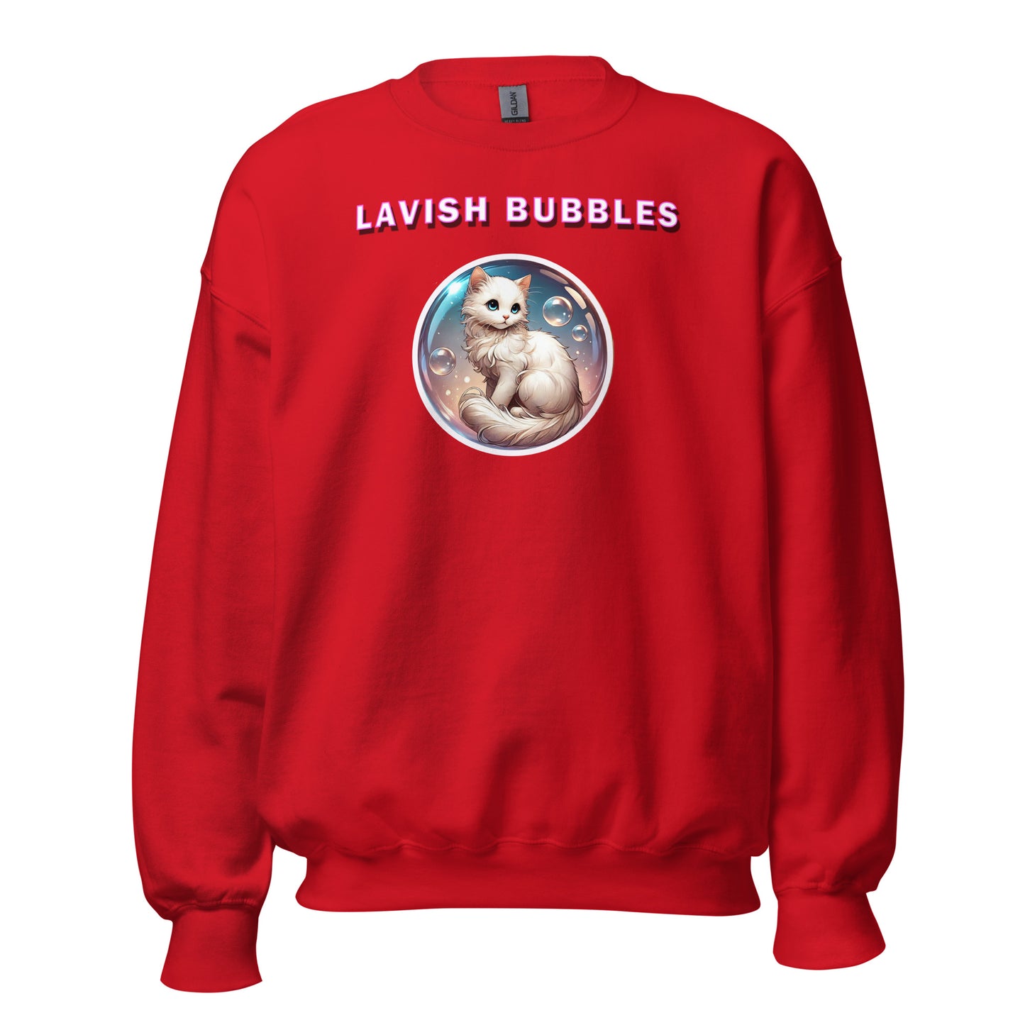 Fancy Kitty - Unisex Sweatshirt - Lavish Bubbles - LAVISH BUBBLES