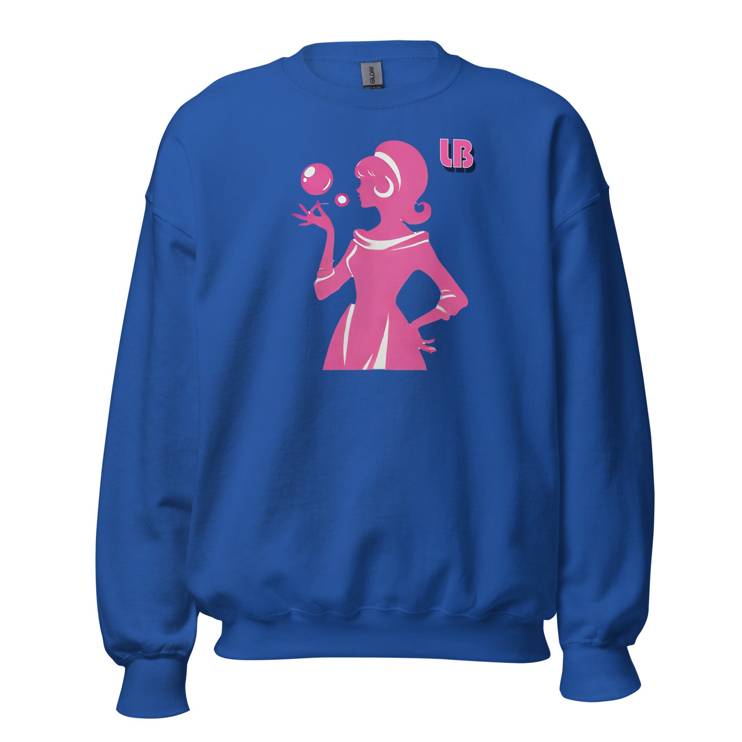 Pink 60s - Unisex Sweatshirt - Lavish Bubbles - LAVISH BUBBLES