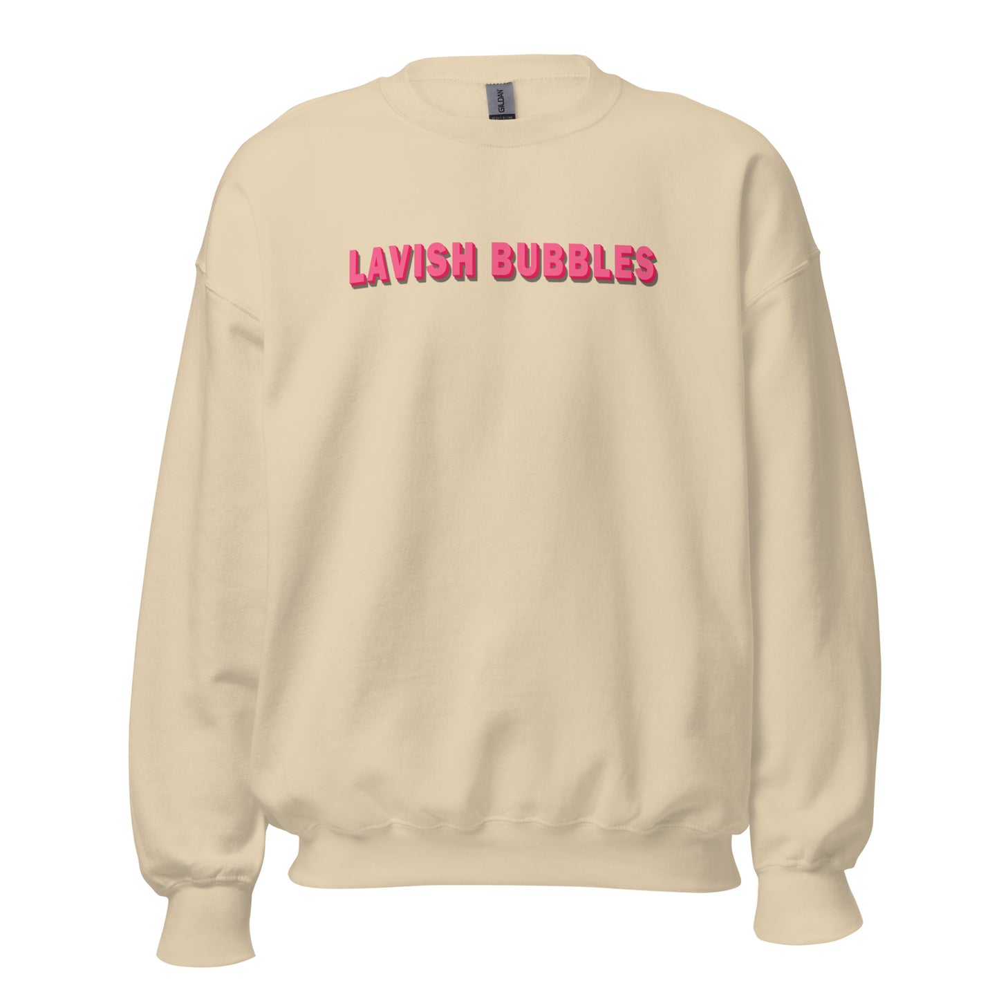 Pink name - Unisex Sweatshirt - Lavish Bubbles - LAVISH BUBBLES