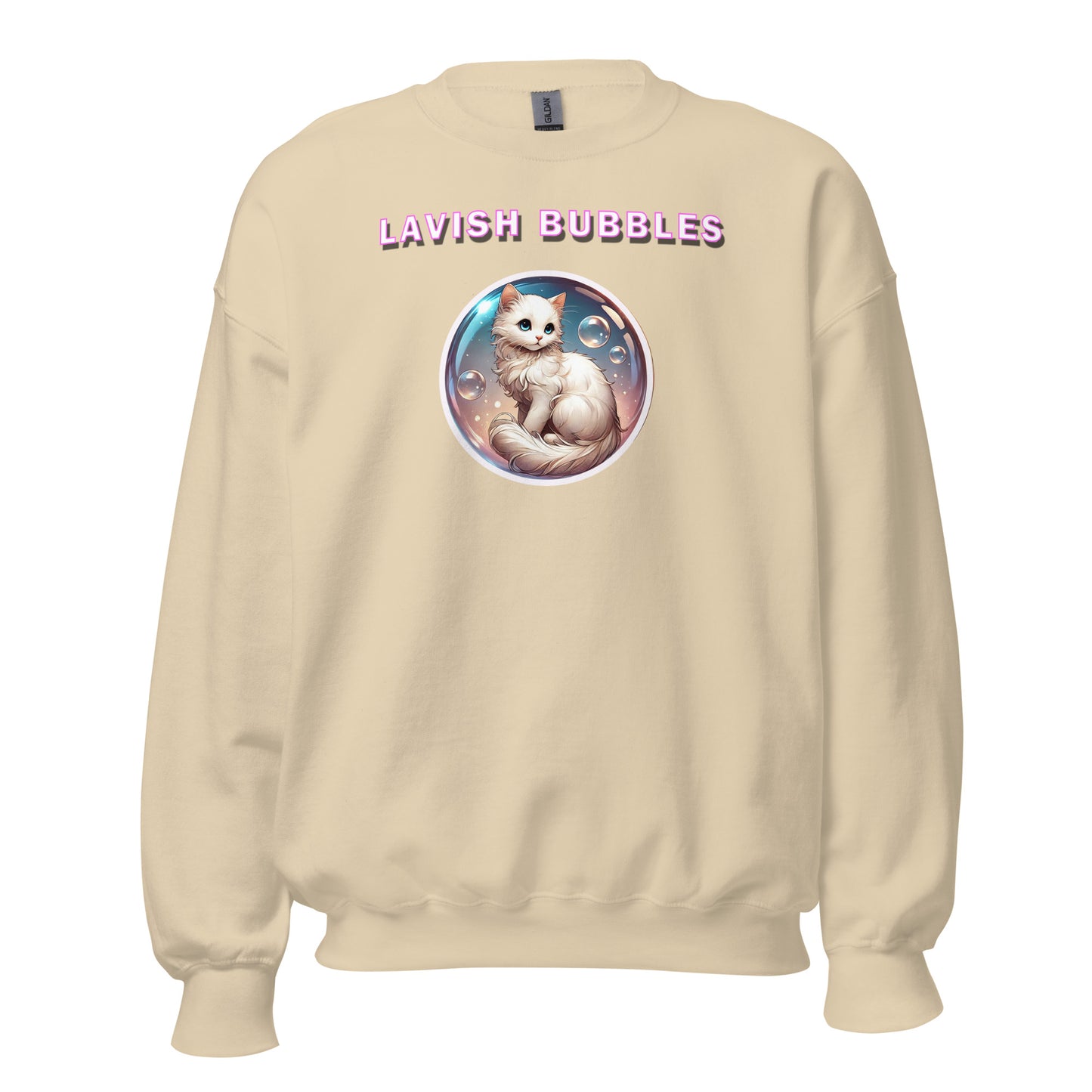 Fancy Kitty - Unisex Sweatshirt - Lavish Bubbles - LAVISH BUBBLES