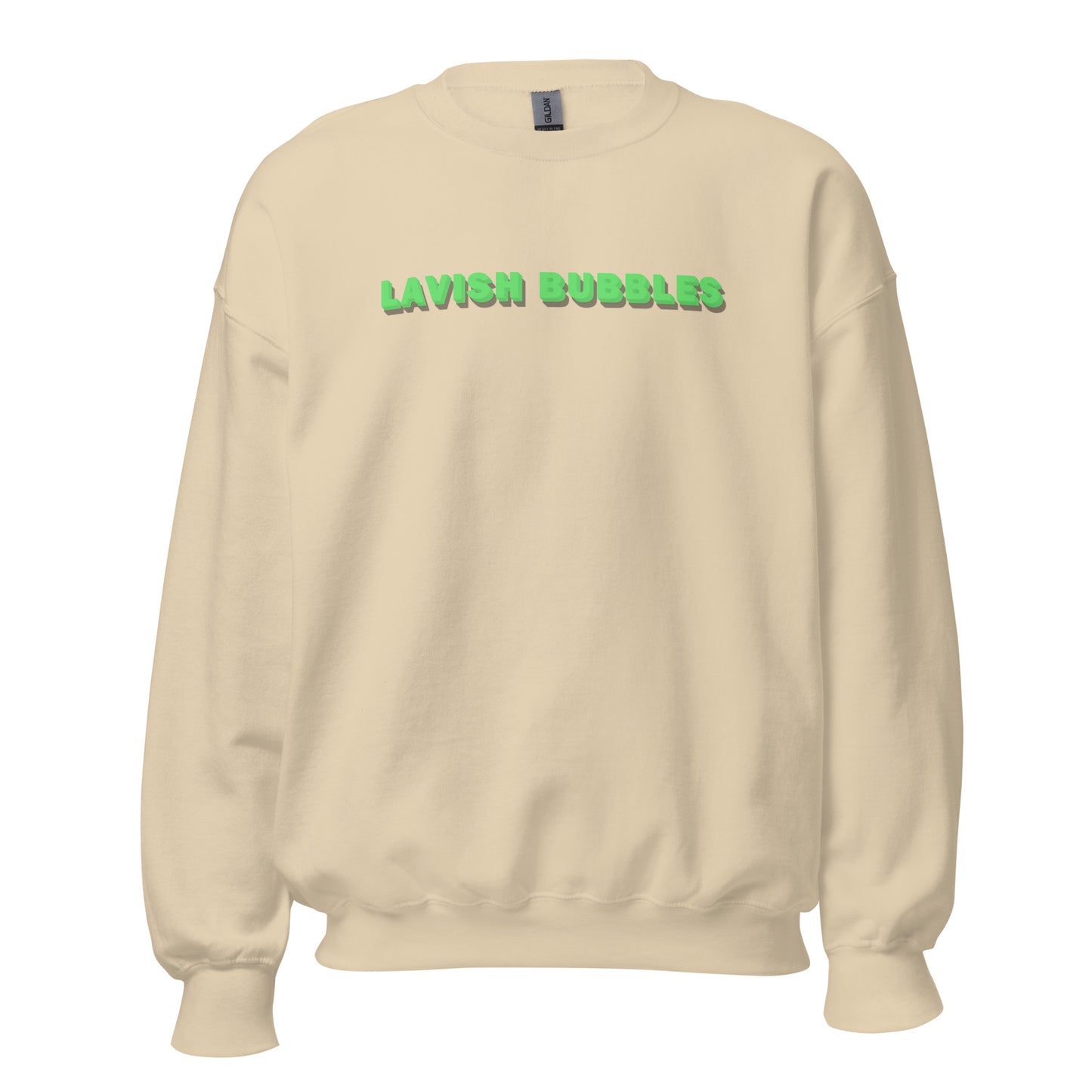 Green name - Unisex Sweatshirt - Lavish Bubbles - LAVISH BUBBLES