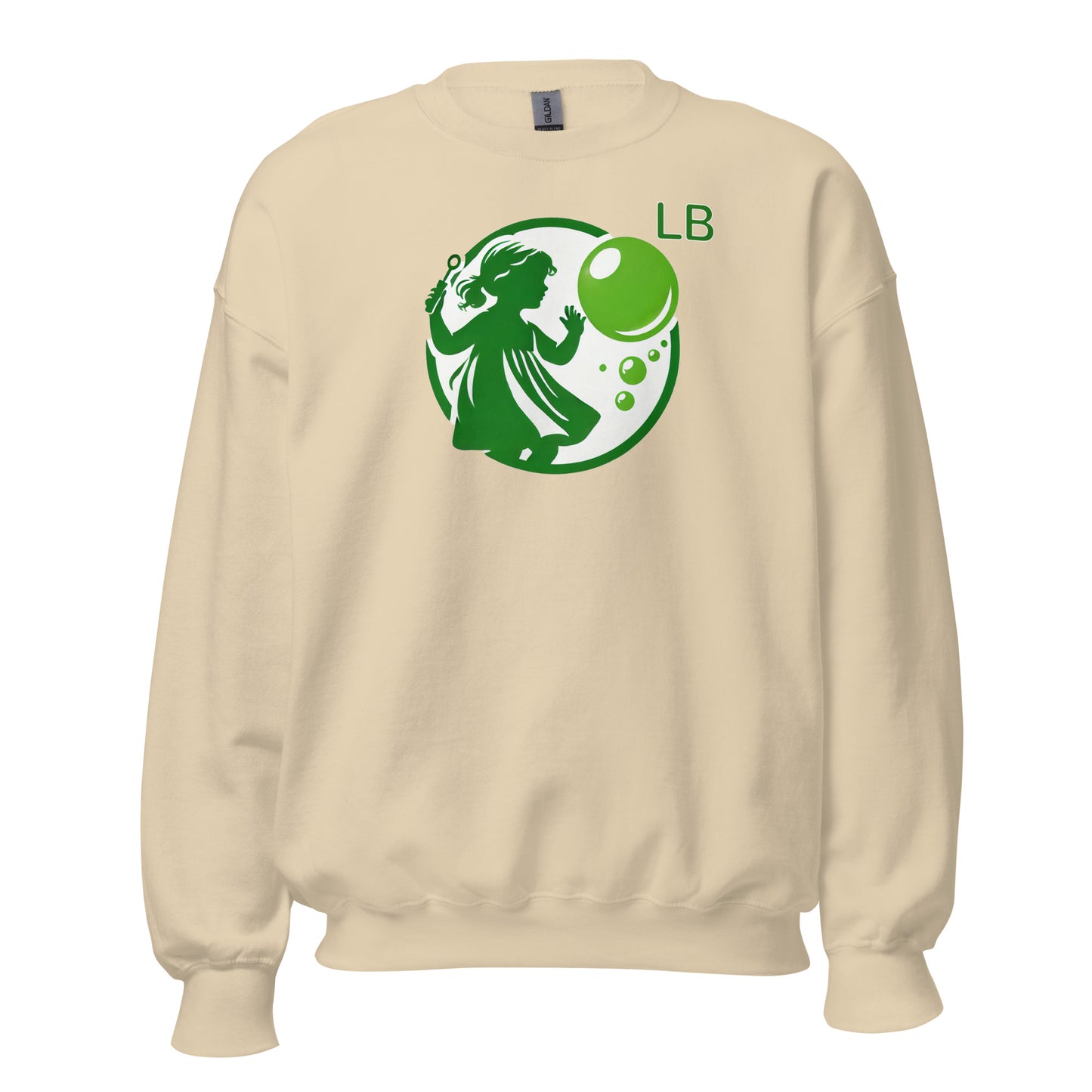 Green Girl - Unisex Sweatshirt - Lavish Bubbles - LAVISH BUBBLES